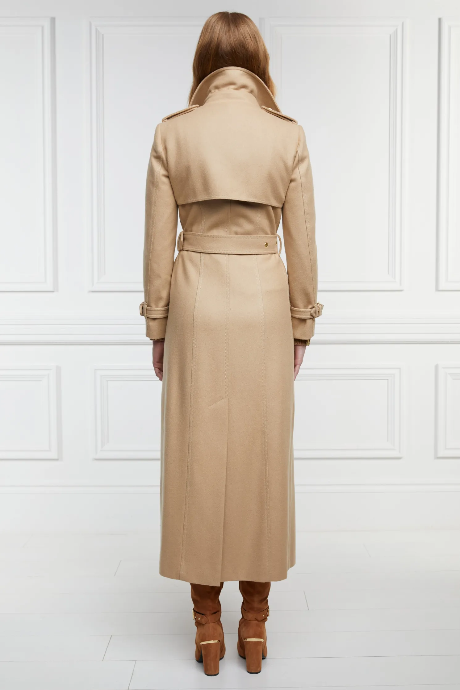 Full Length Marlborough Trench Coat (Camel)