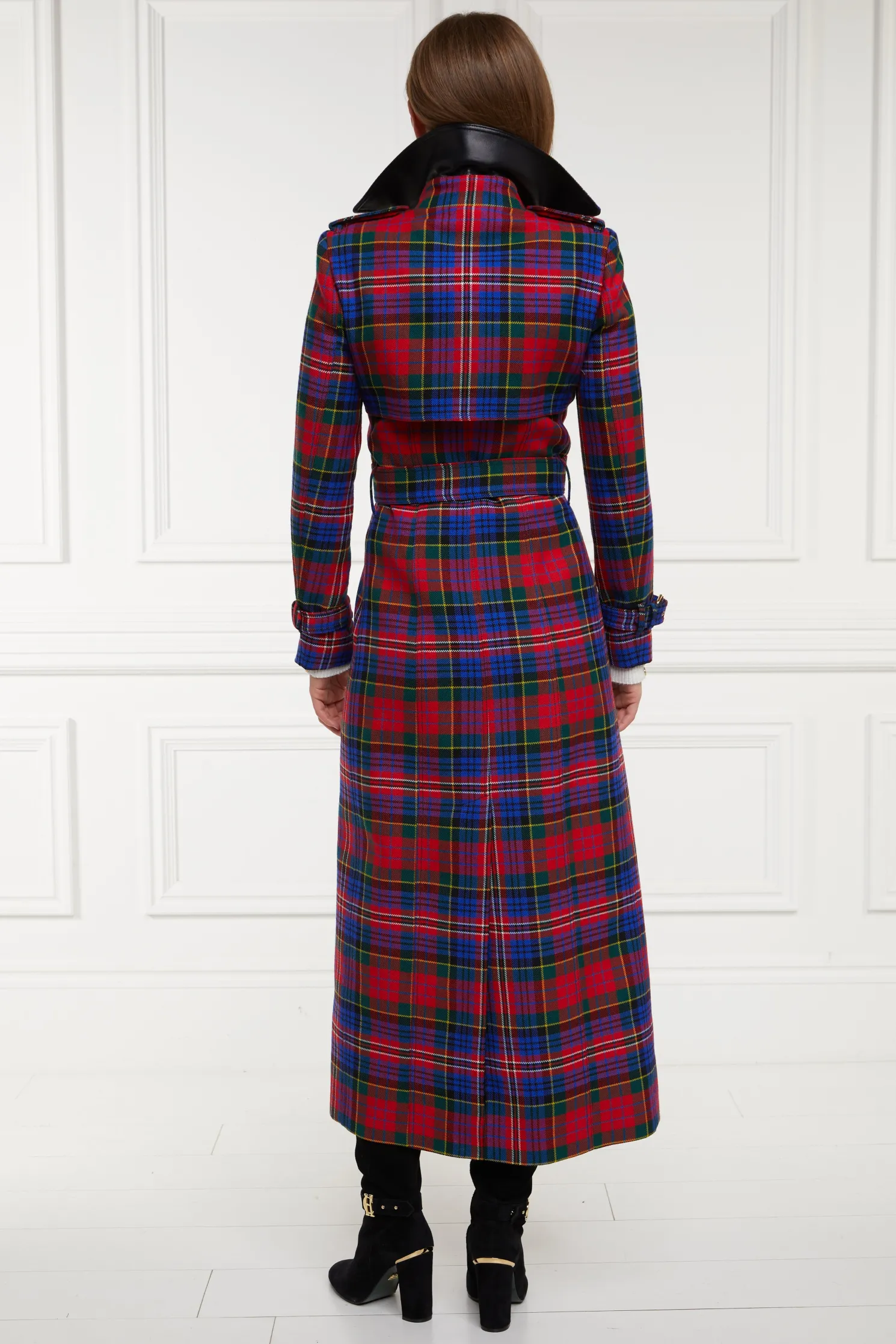 Full Length Marlborough Trench Coat (Macpherson Tartan)