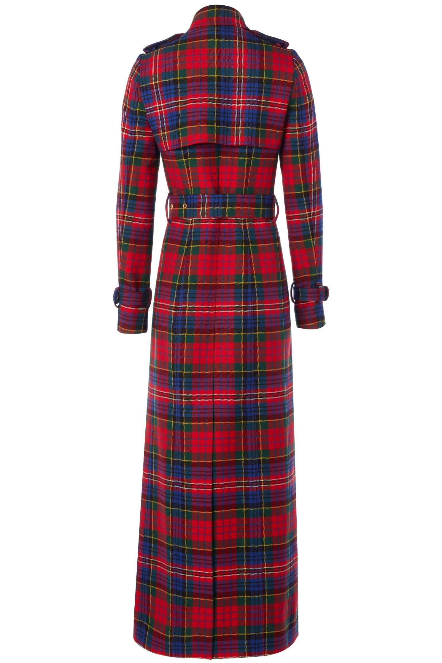 Full Length Marlborough Trench Coat (Macpherson Tartan)