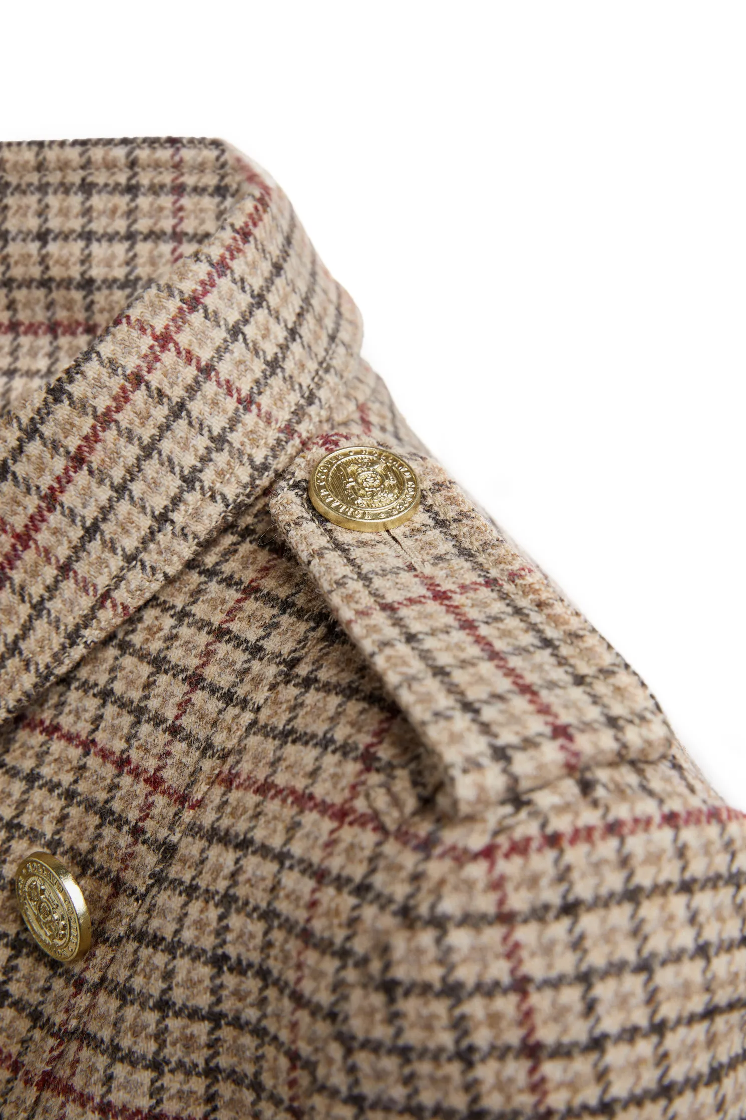 Full Length Marlborough Trench Coat (Charlton Tweed)