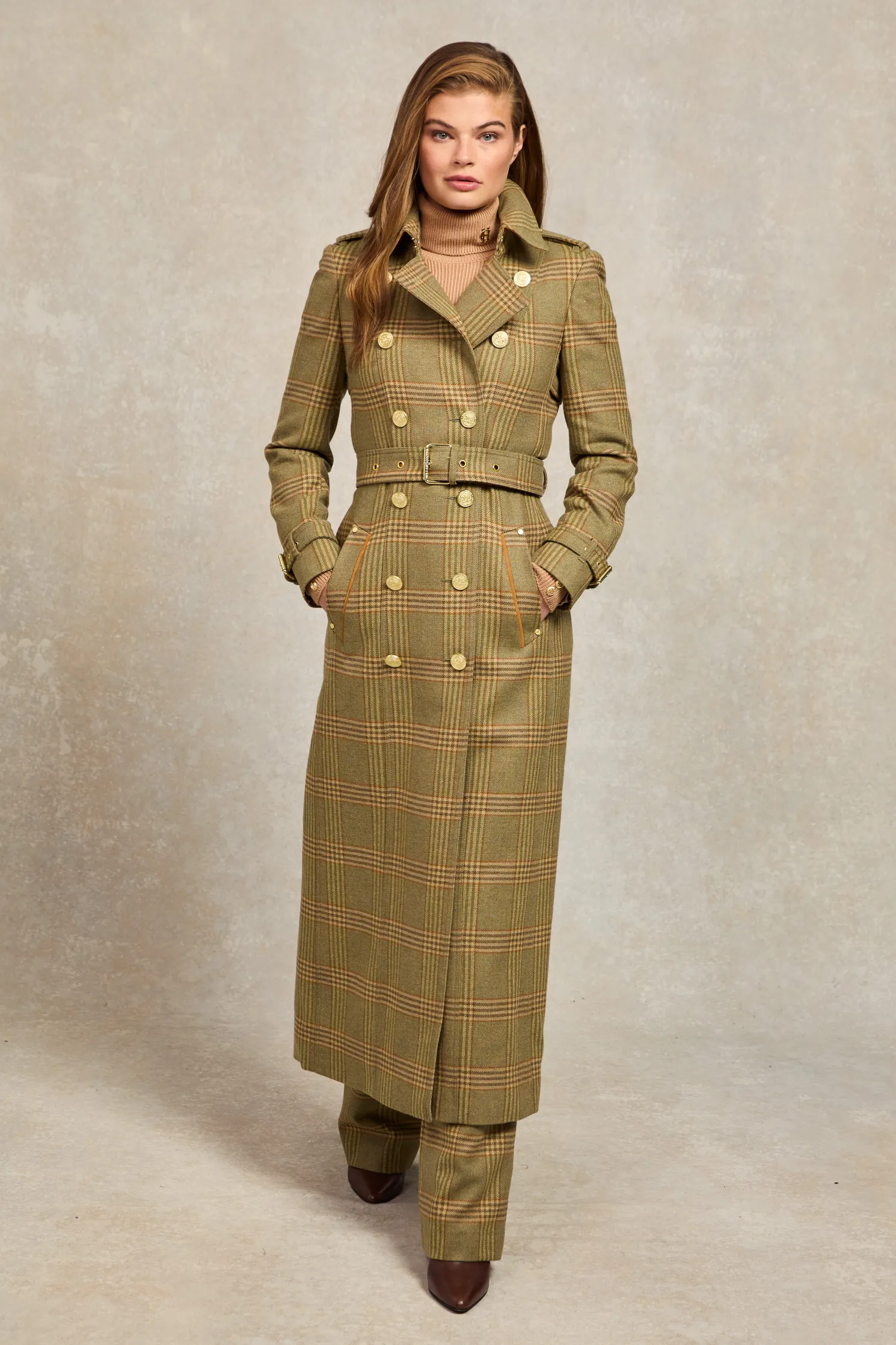 Full Length Marlborough Trench Coat (Leveret)