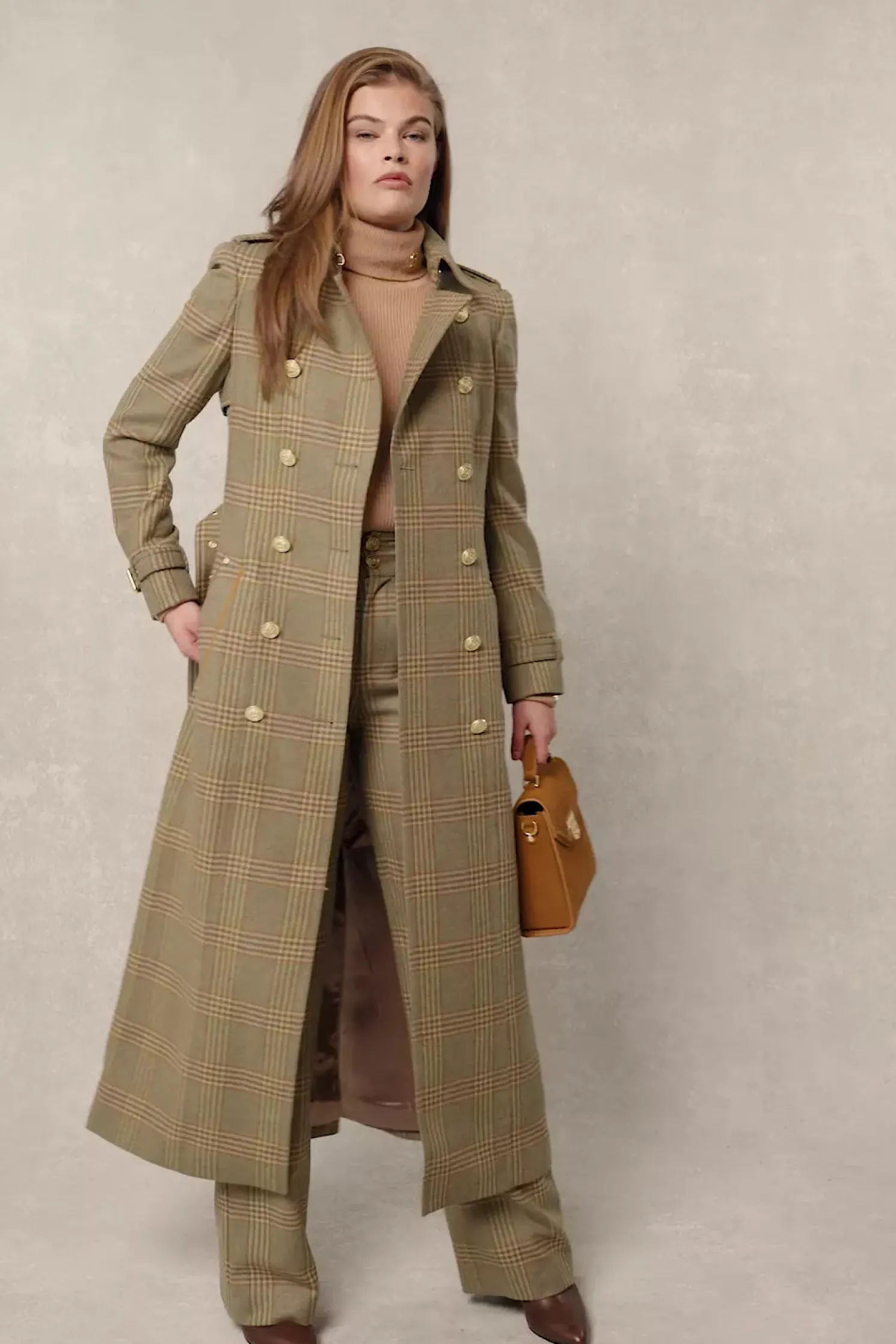 Full Length Marlborough Trench Coat (Leveret)