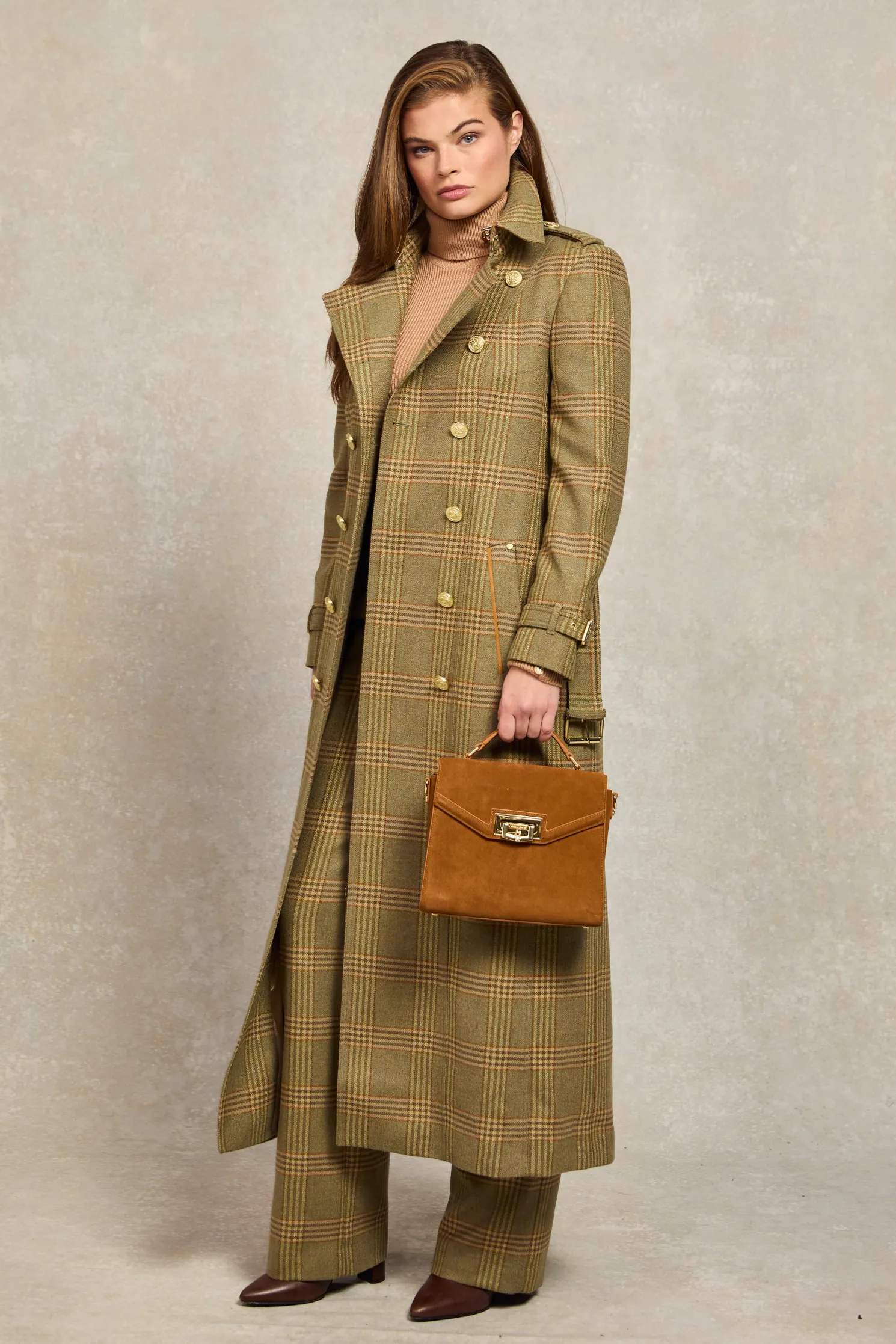 Full Length Marlborough Trench Coat (Leveret)
