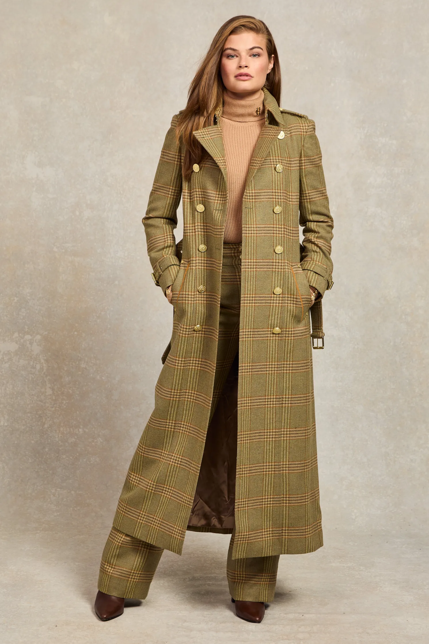Full Length Marlborough Trench Coat (Leveret)
