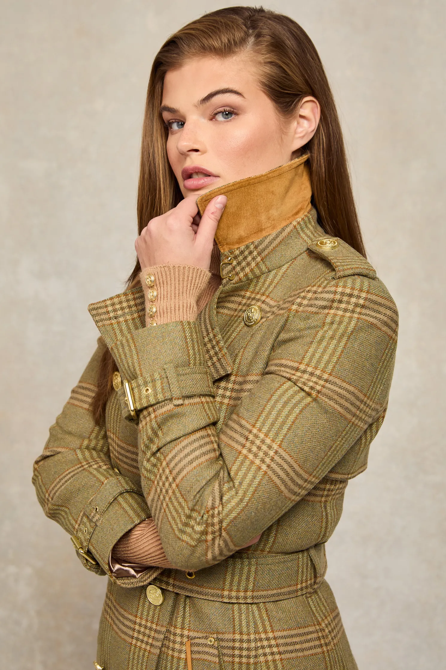 Full Length Marlborough Trench Coat (Leveret)