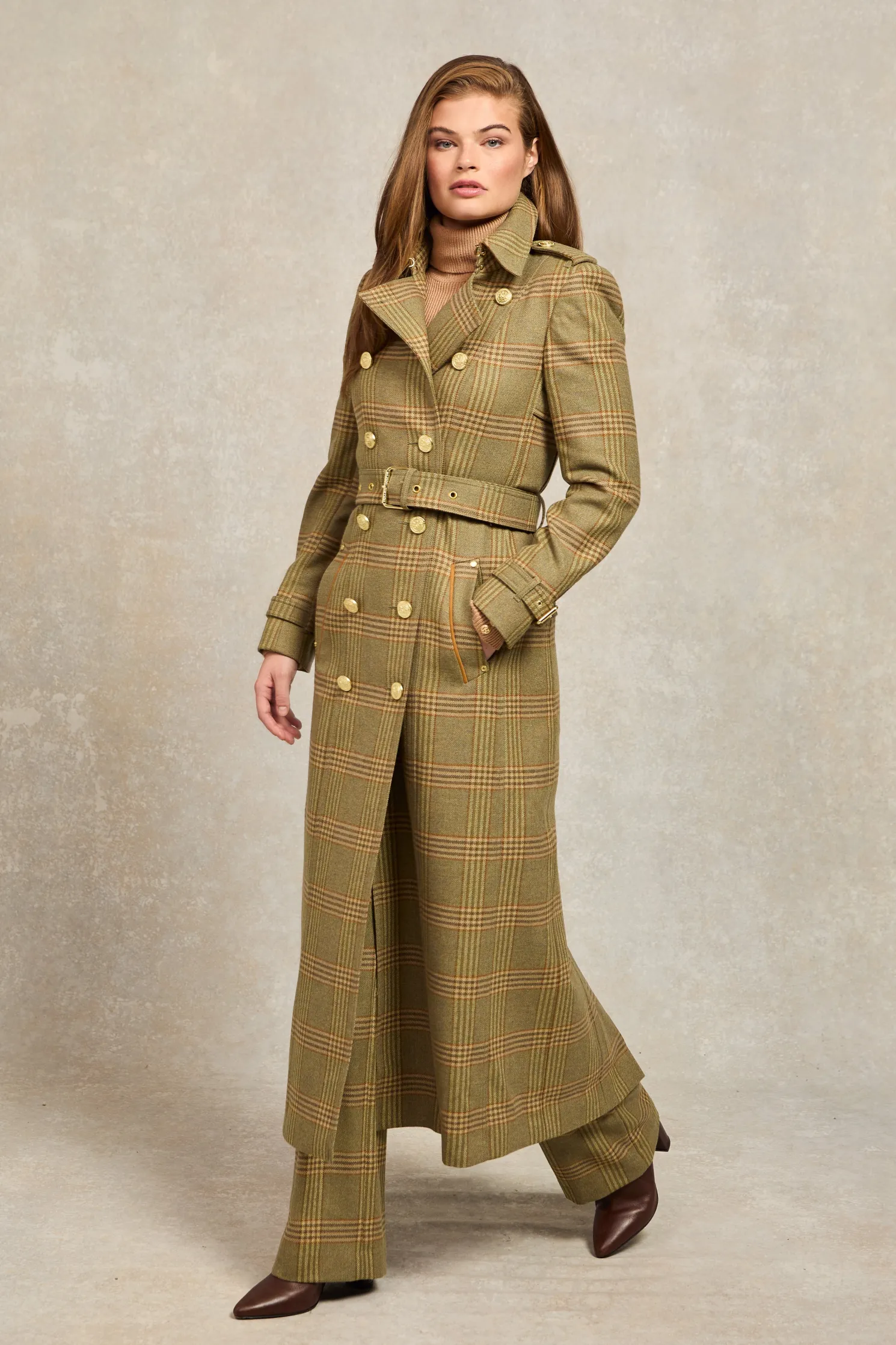 Full Length Marlborough Trench Coat (Leveret)