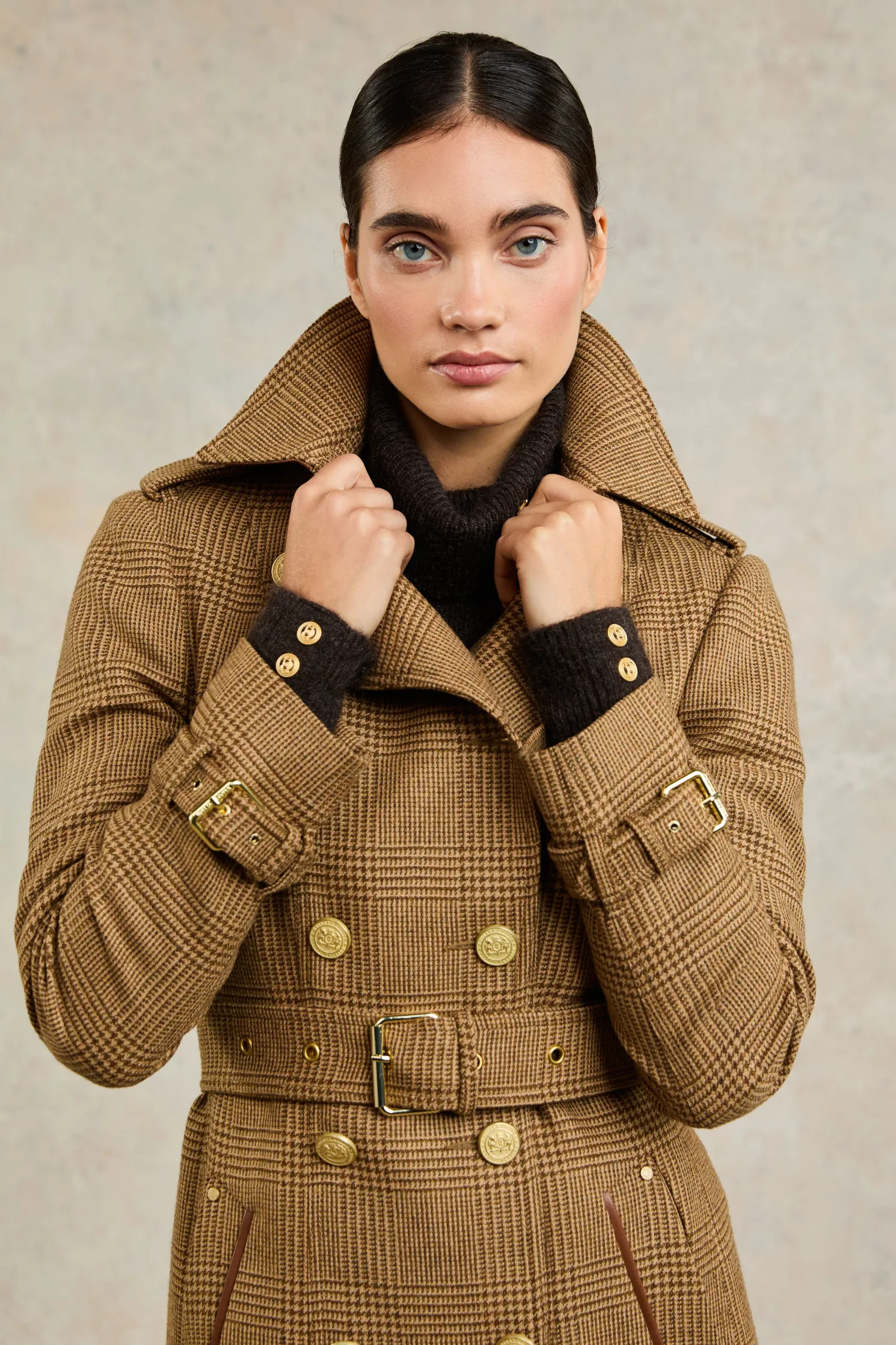 Full Length Marlborough Trench Coat (Tawny)