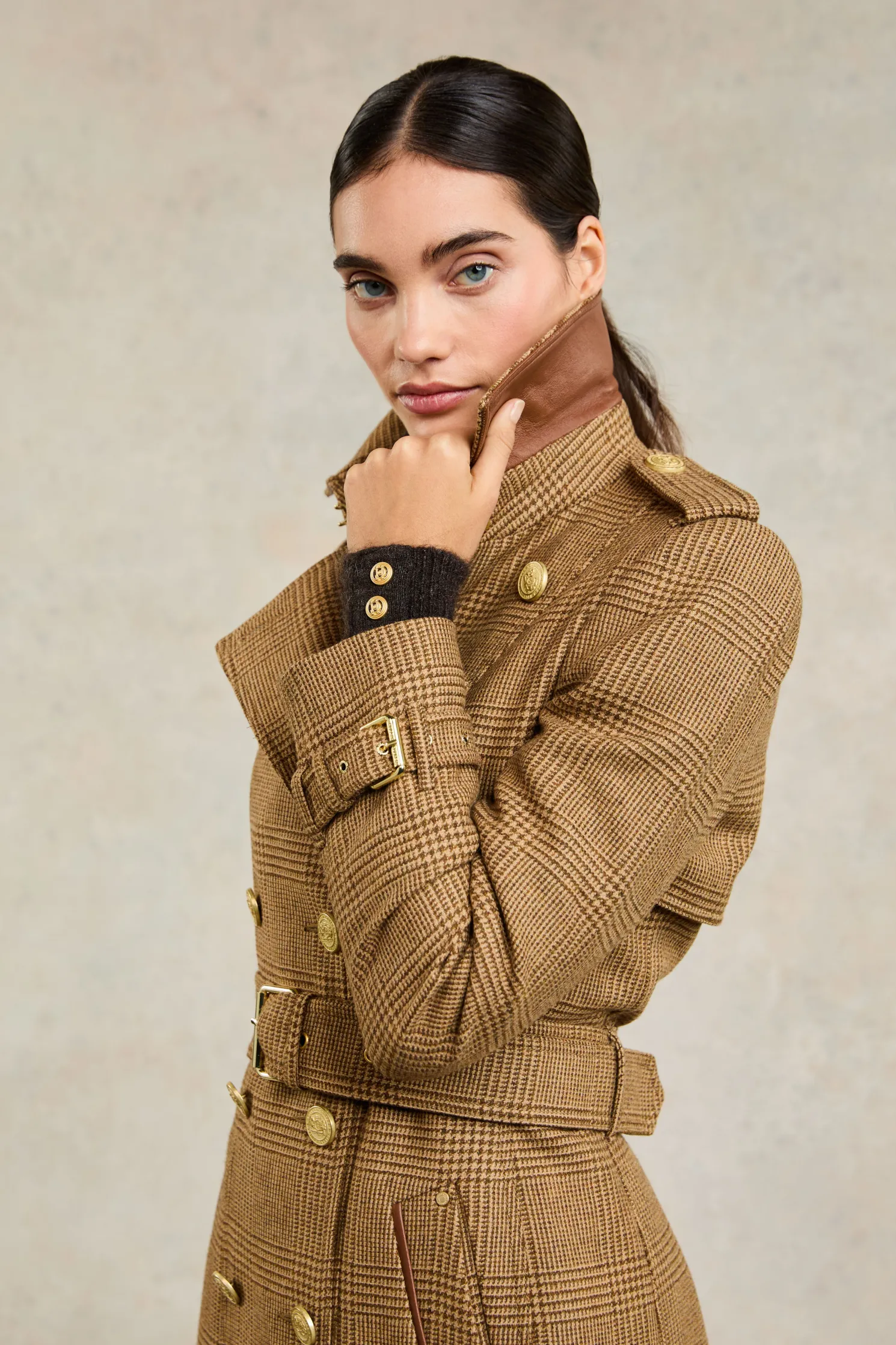 Full Length Marlborough Trench Coat (Tawny)