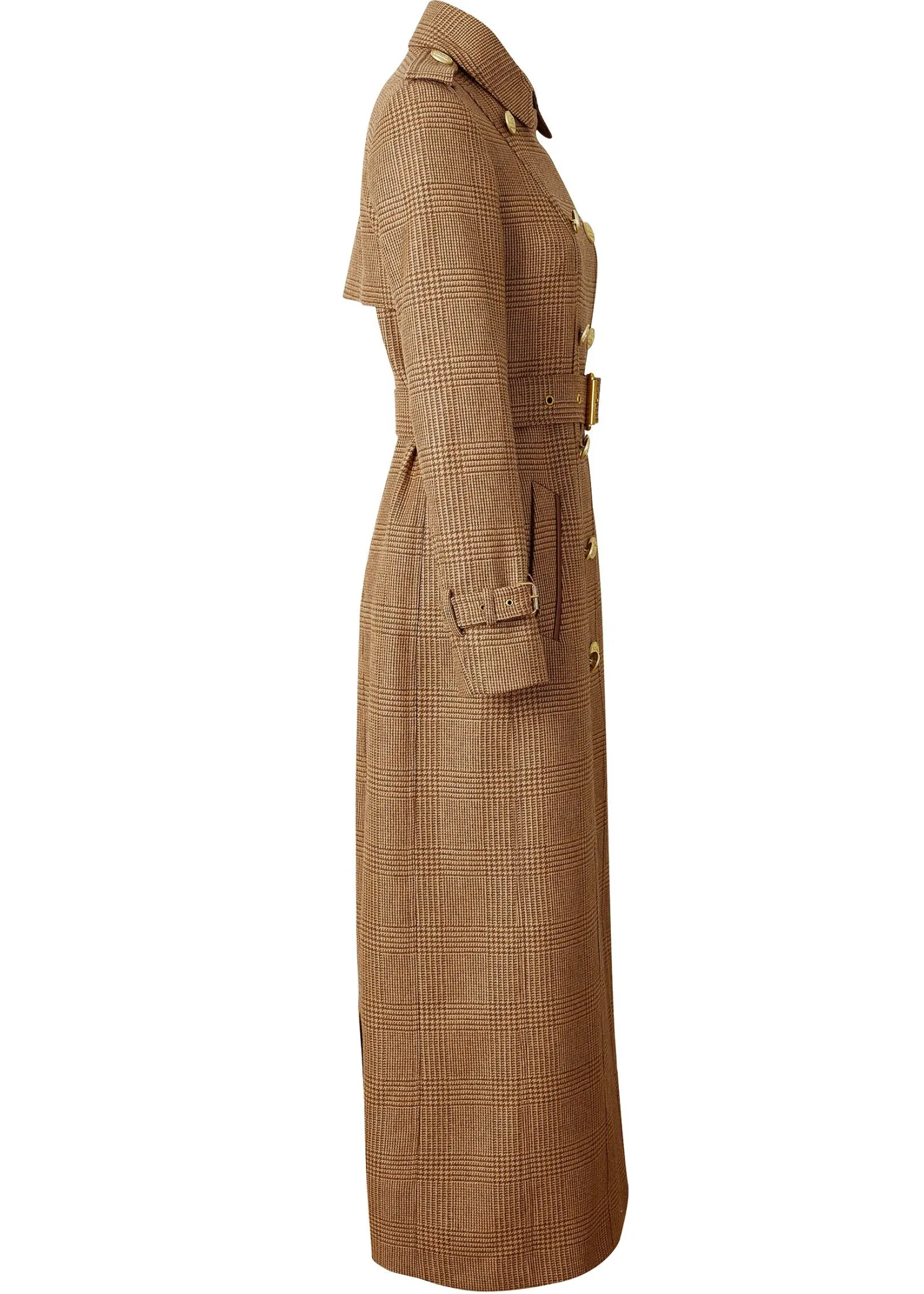 Full Length Marlborough Trench Coat (Tawny)