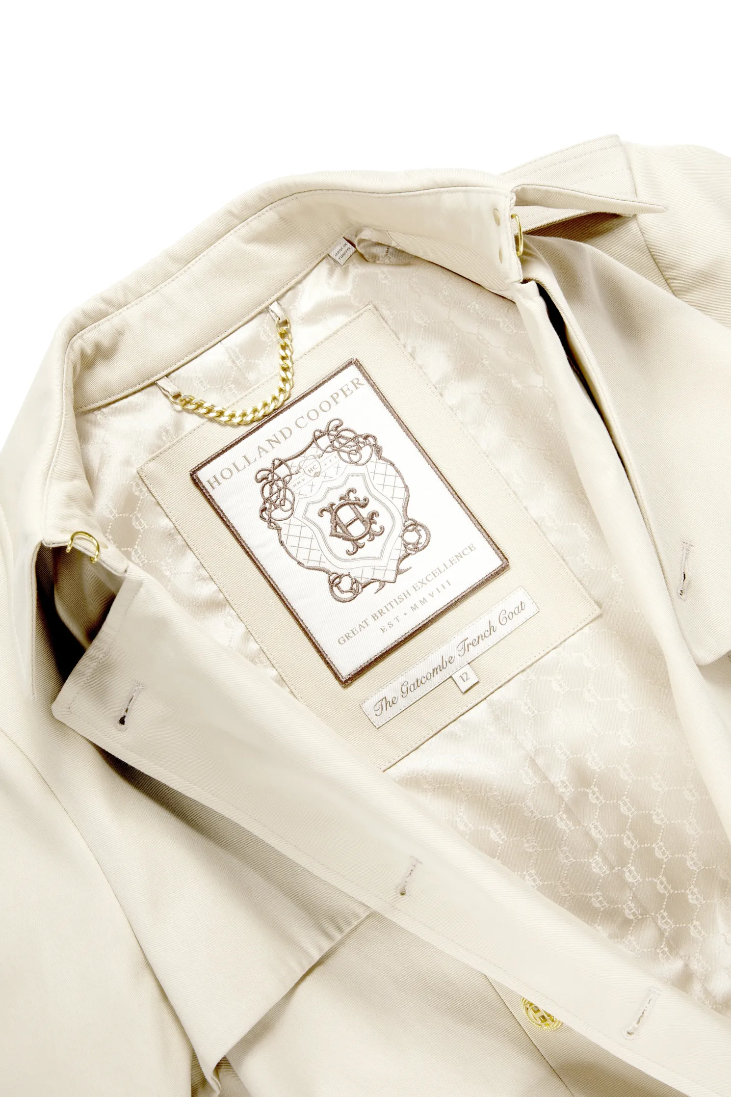 Gatcombe Full Length Trench Coat (Stone)