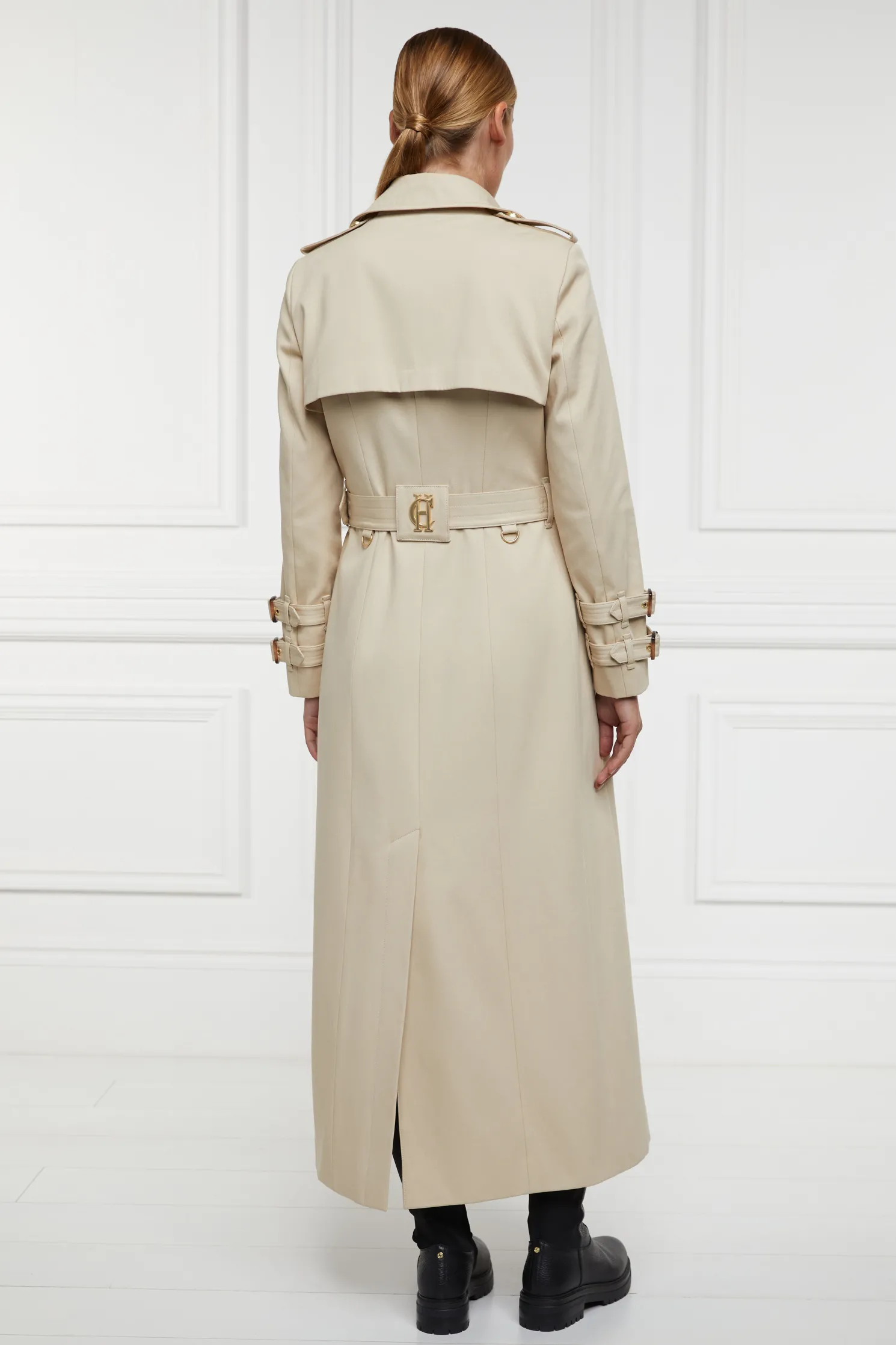 Gatcombe Full Length Trench Coat (Stone)