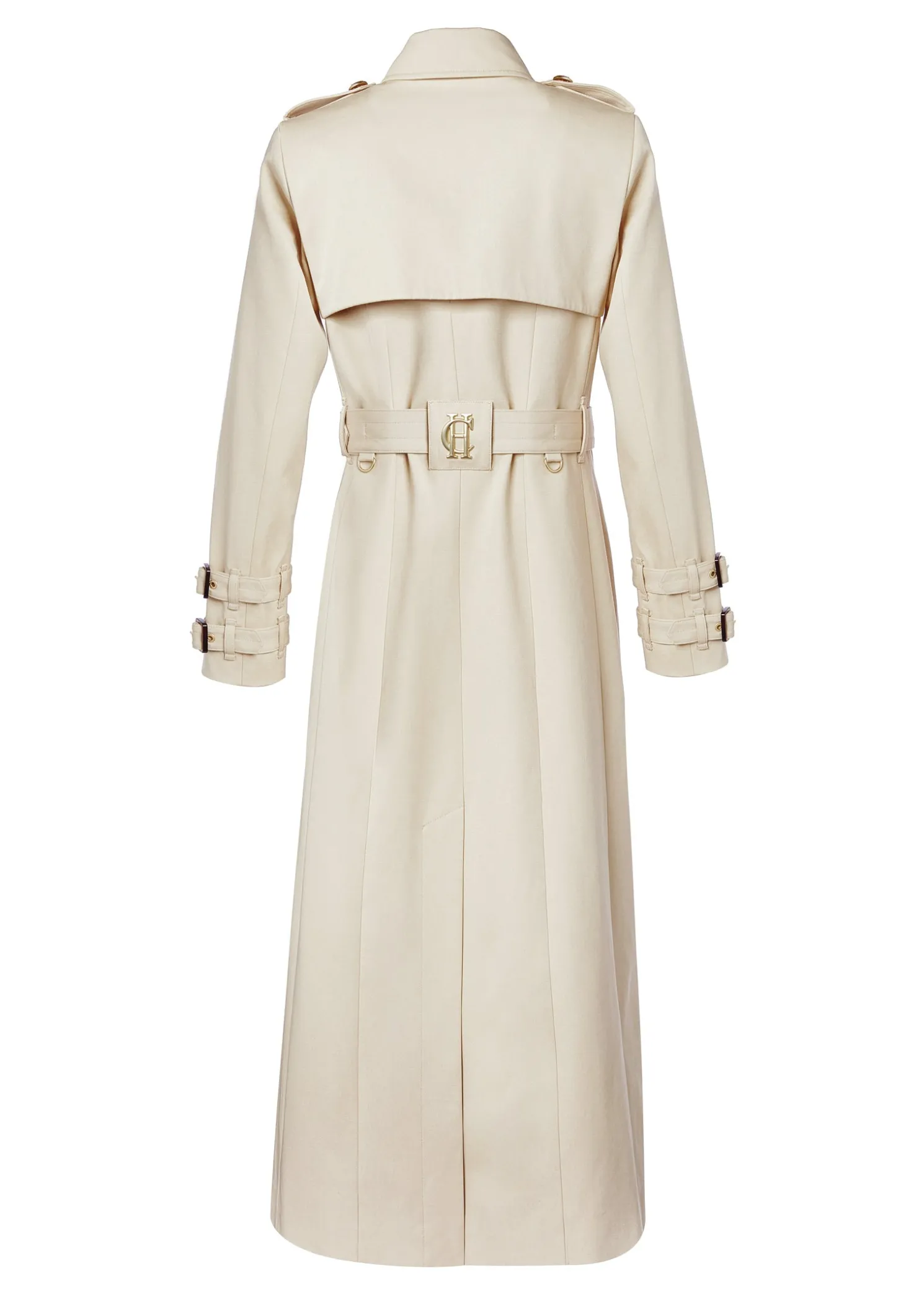 Gatcombe Full Length Trench Coat (Stone)