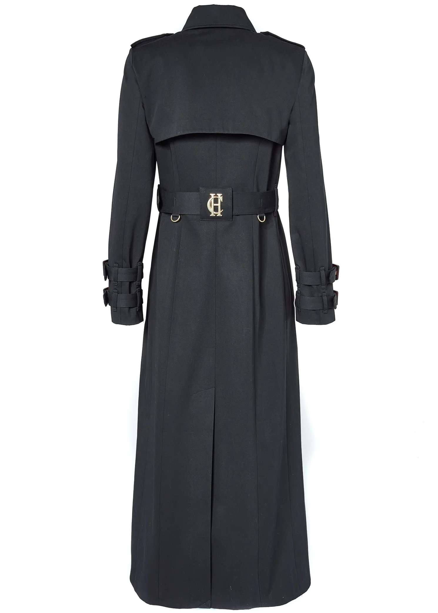 Gatcombe Full Length Trench Coat (Black)