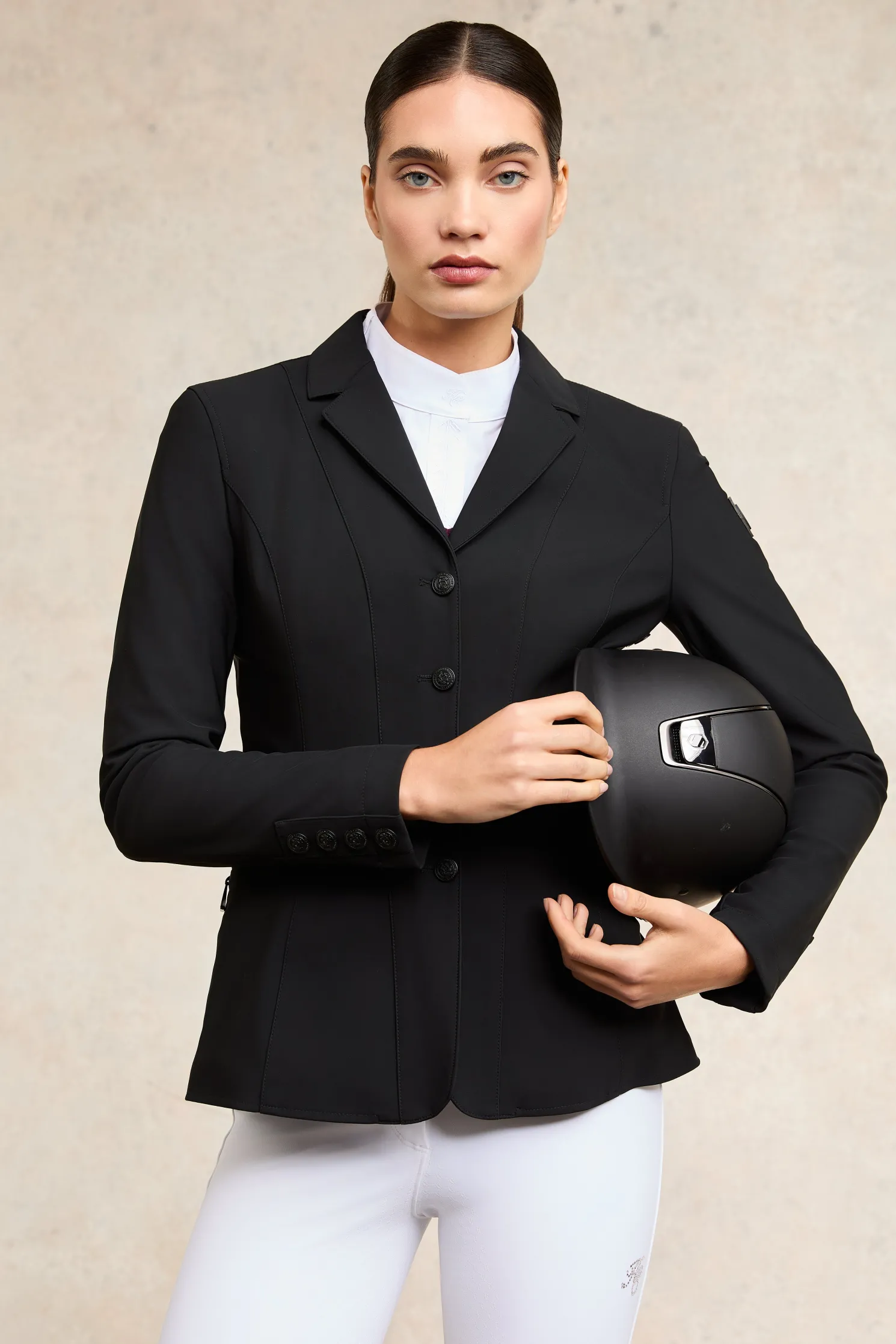 Gatcombe Long Sleeve Show Shirt (White)