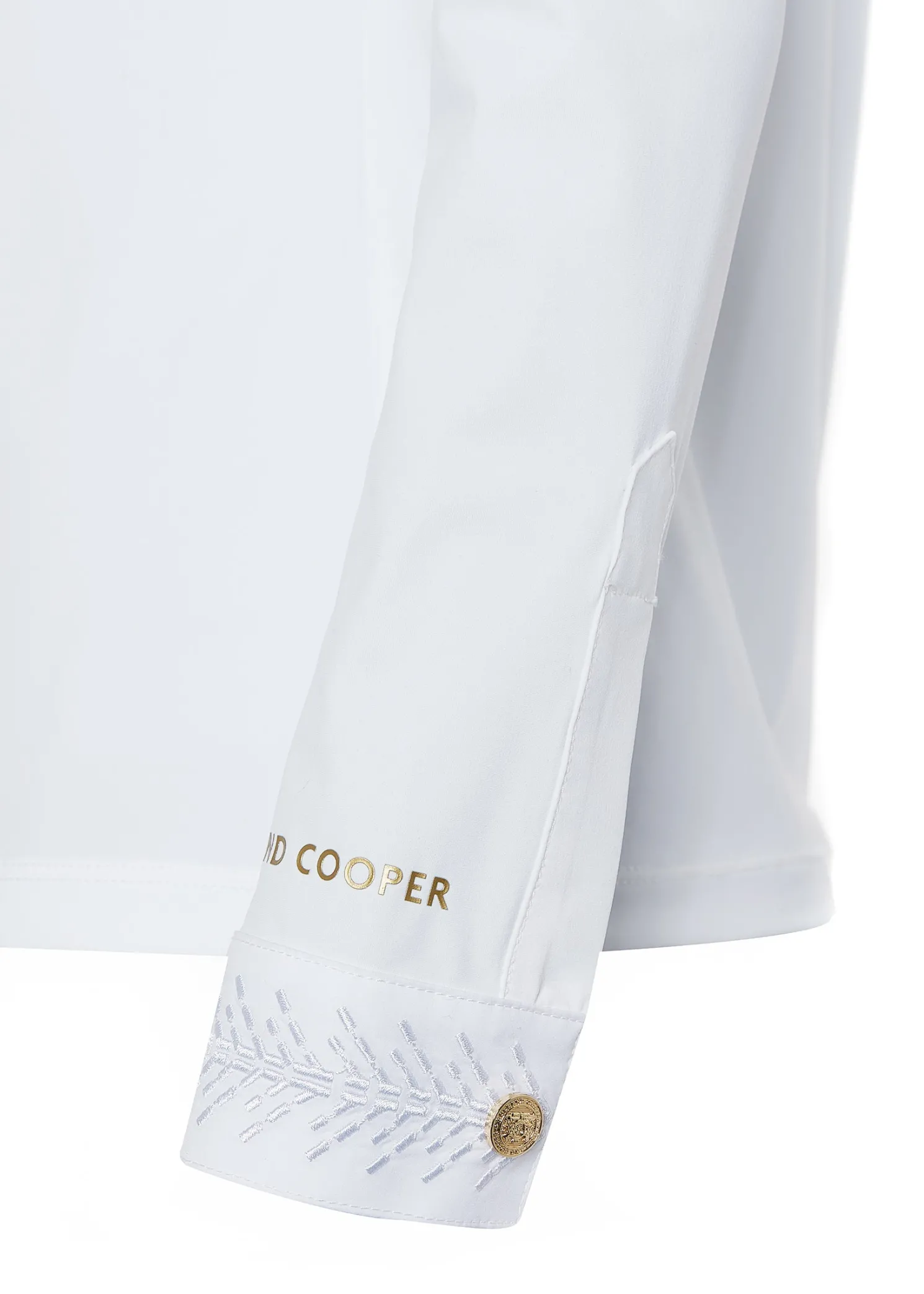 Gatcombe Long Sleeve Show Shirt (White)