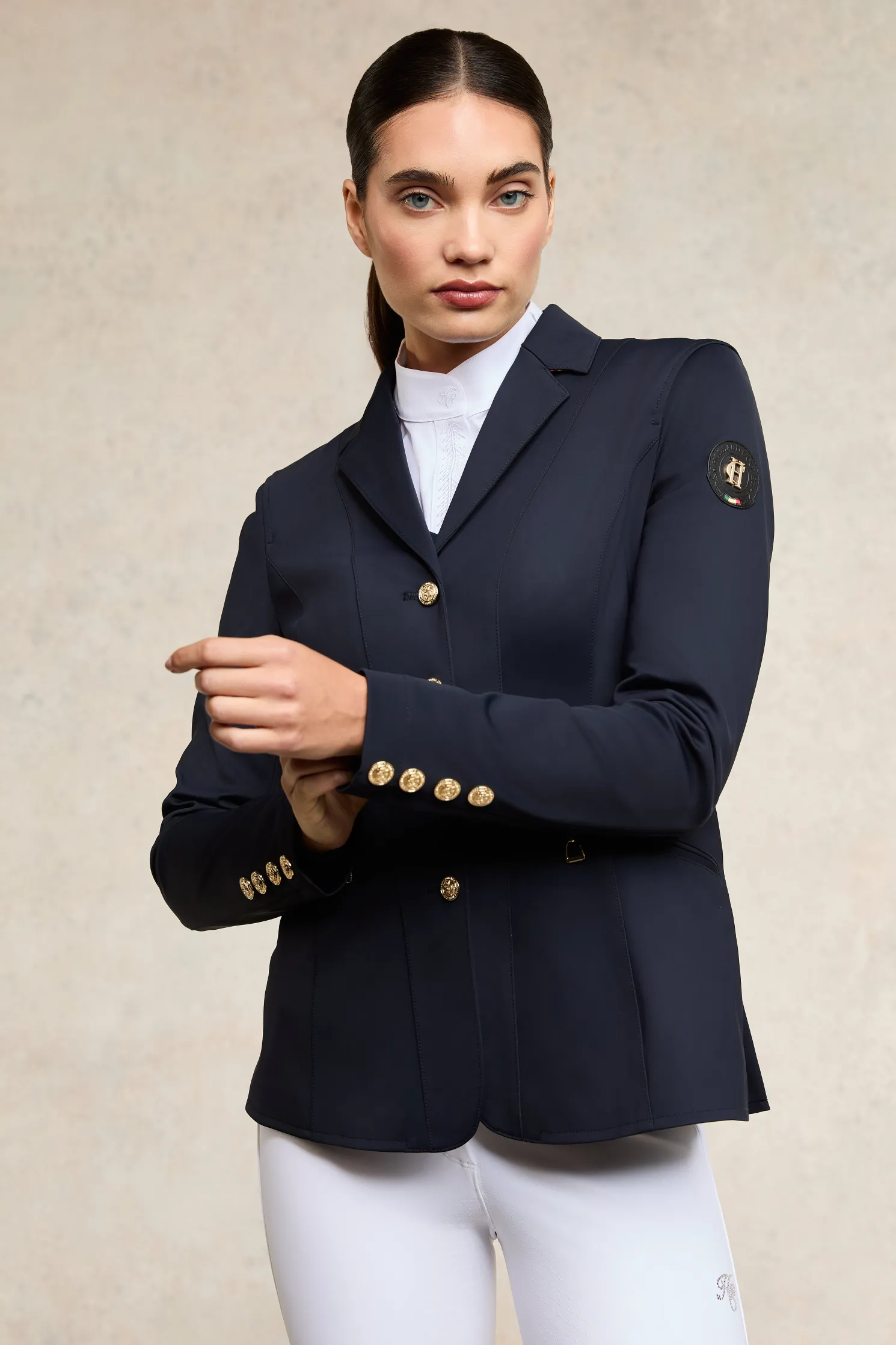 Gatcombe Long Sleeve Show Shirt (Ink Navy)