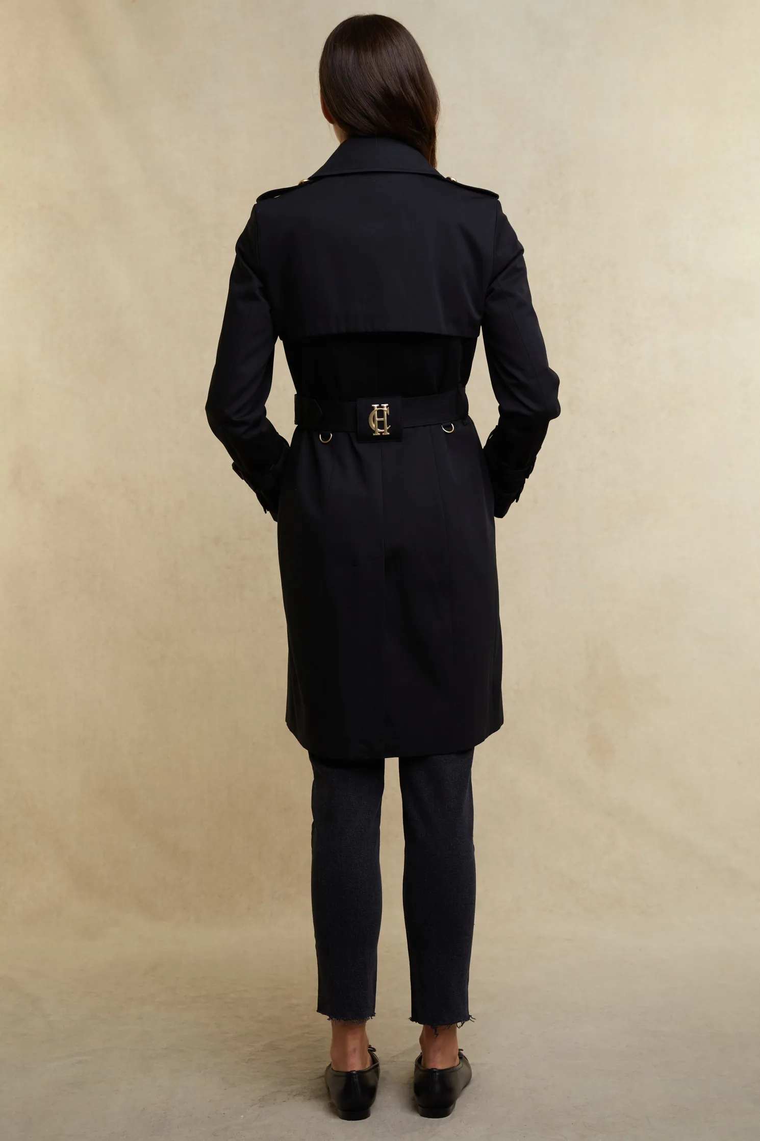 Gatcombe Trench Coat (Black)