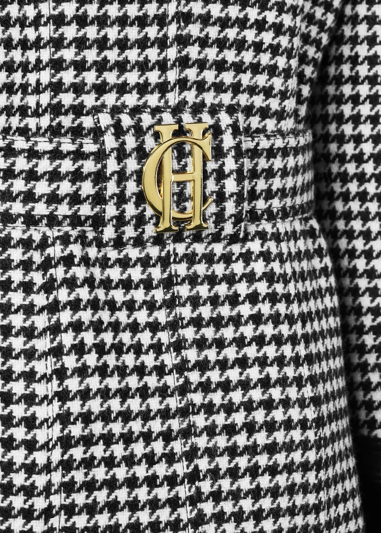 Gold Label Trench (Houndstooth)