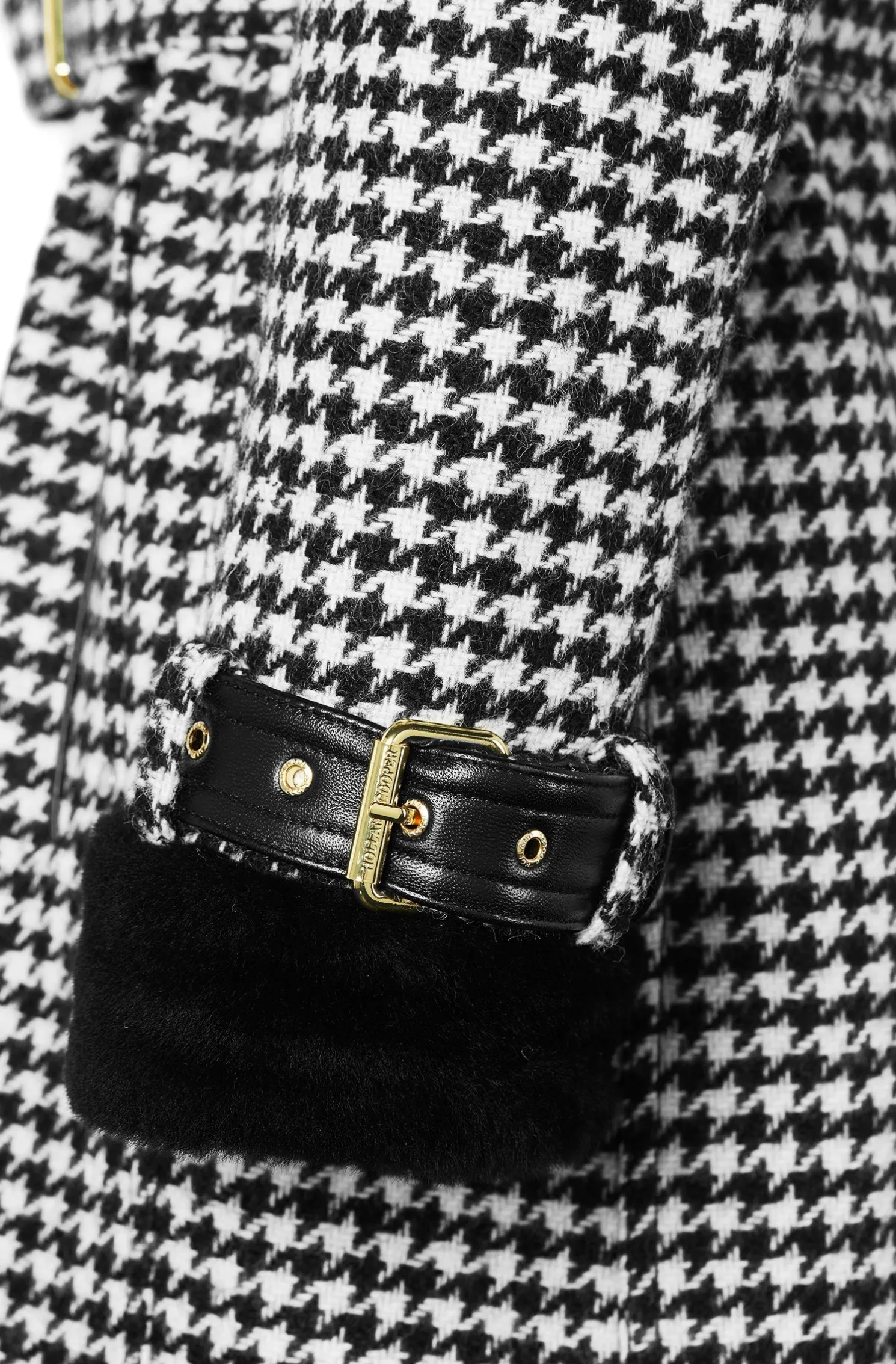 Gold Label Trench (Houndstooth)