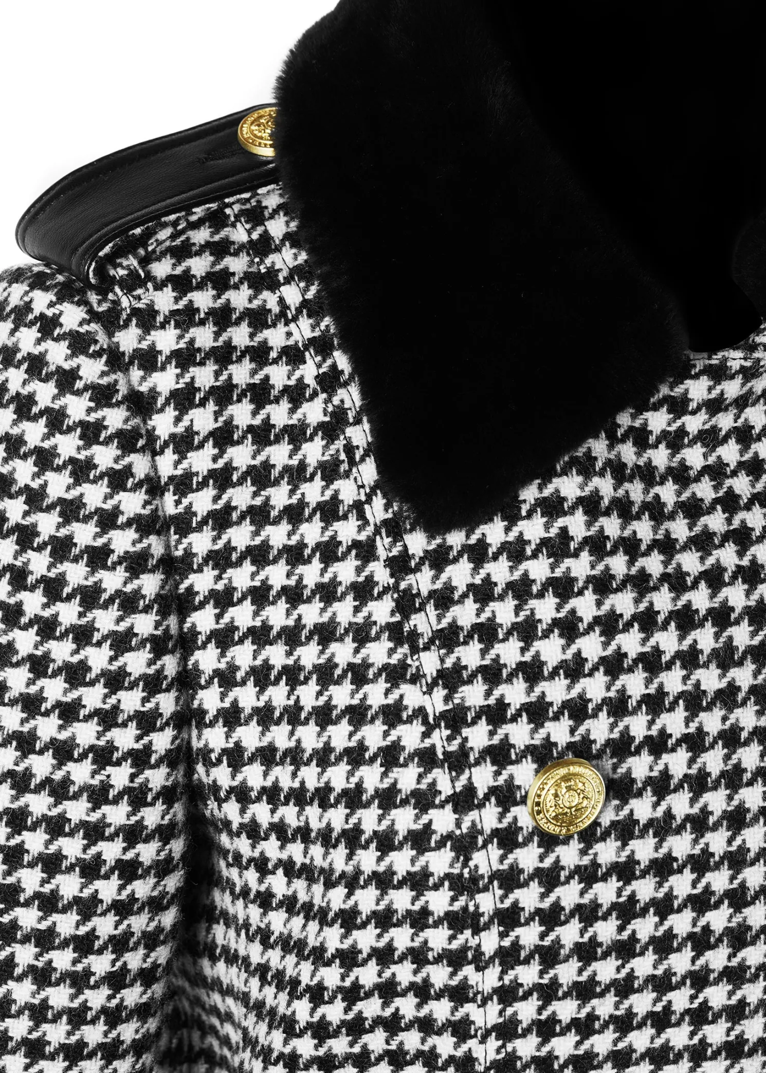 Gold Label Trench (Houndstooth)