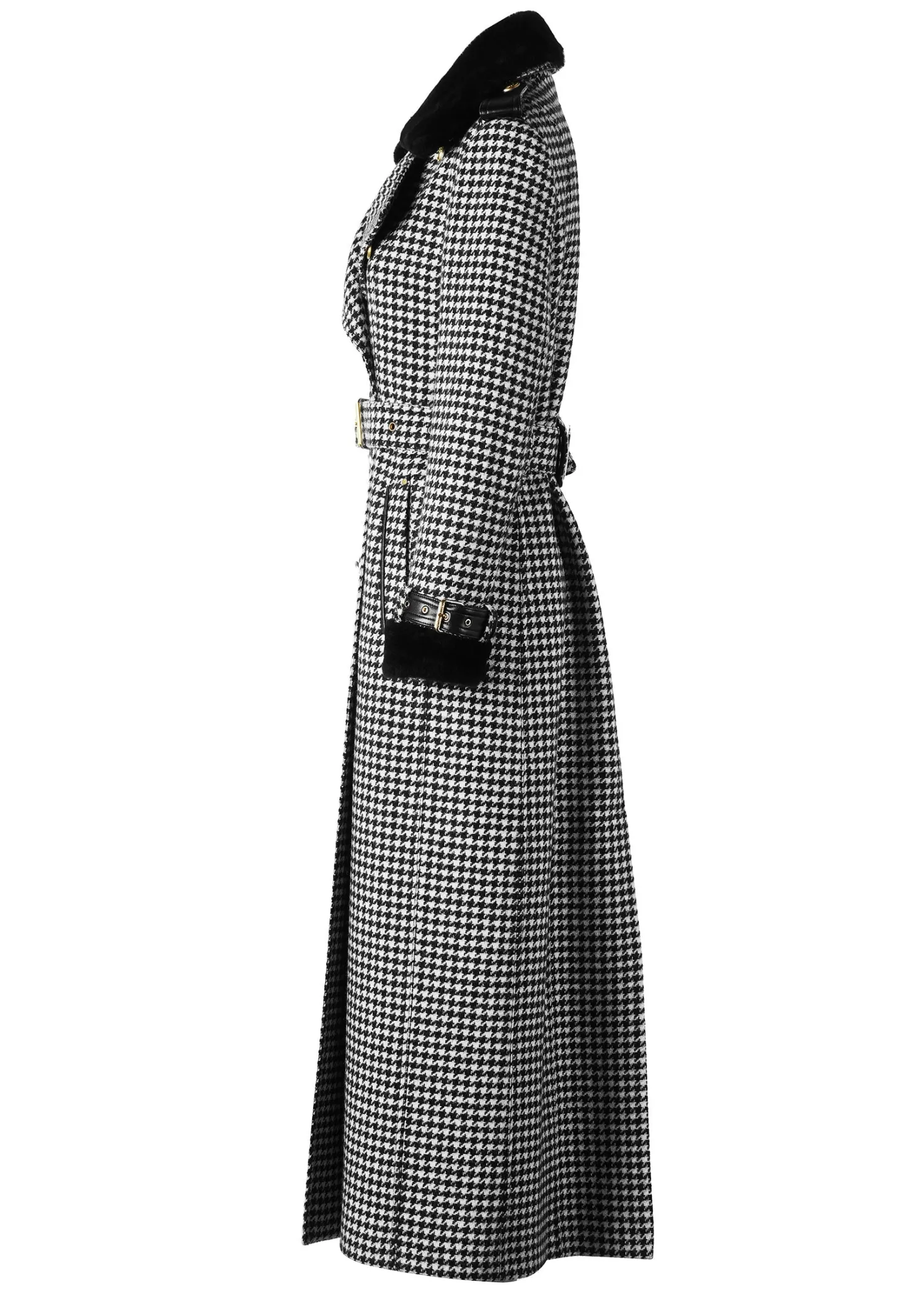 Gold Label Trench (Houndstooth)