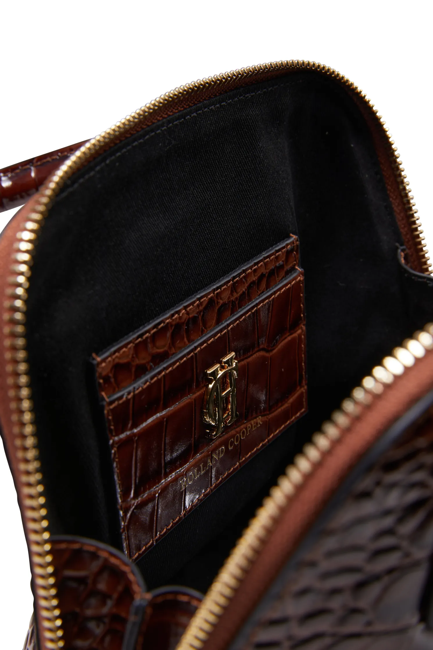 Grovesnor Tote Bag (Dark Tan Croc)