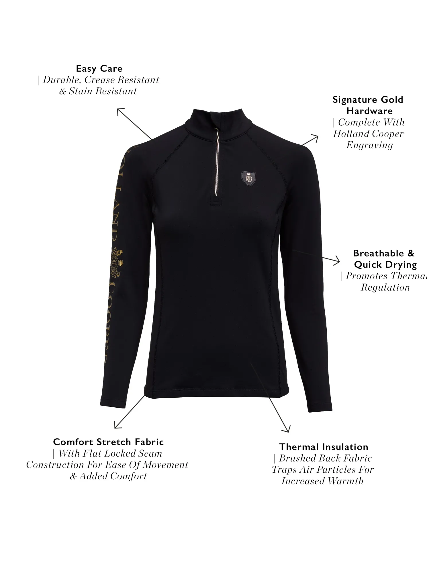 Halcot Thermal Base Layer (Black)