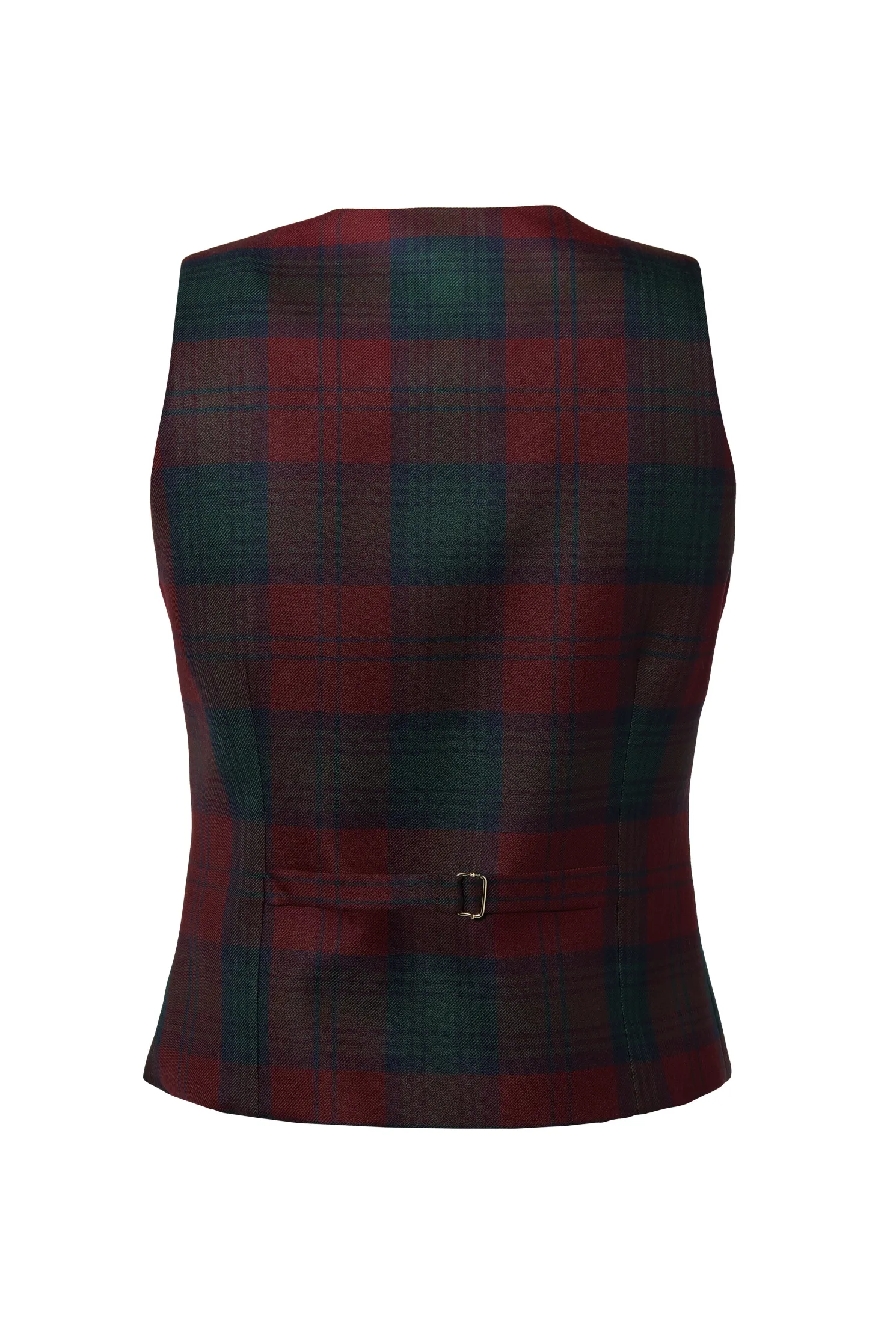 Hampton Waistcoat (Mulberry Tartan)
