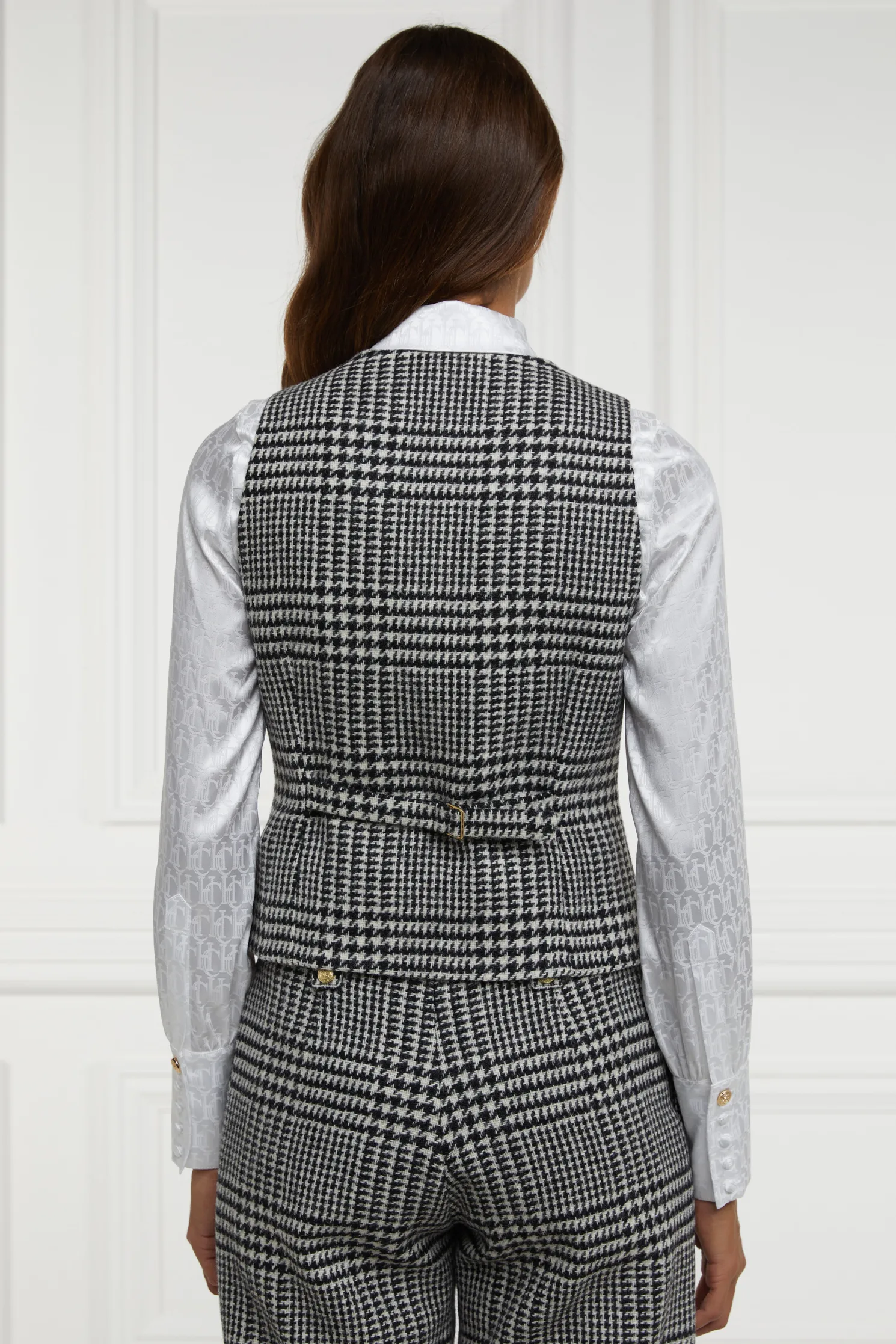 Hampton Waistcoat (Large Scale Prince of Wales Mono)