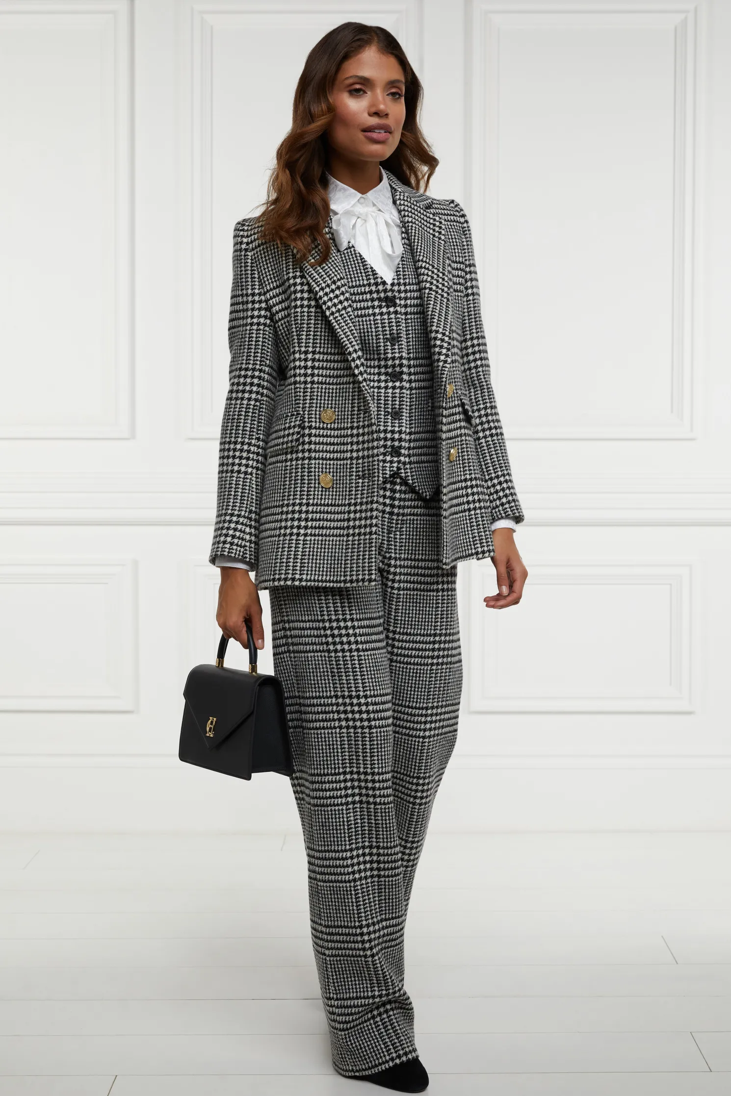 Hampton Waistcoat (Large Scale Prince of Wales Mono)