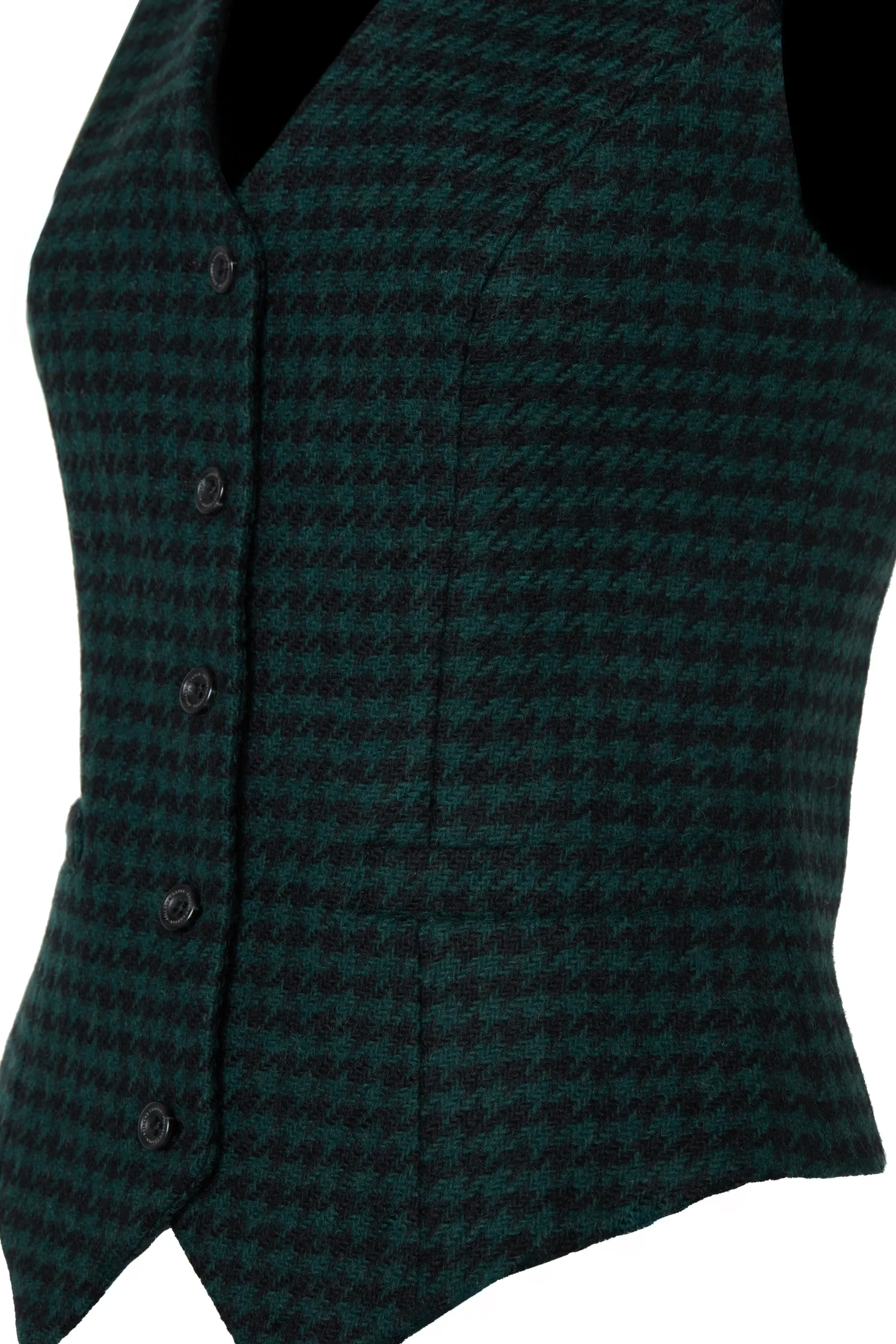 Hampton Waistcoat (Emerald Houndstooth)