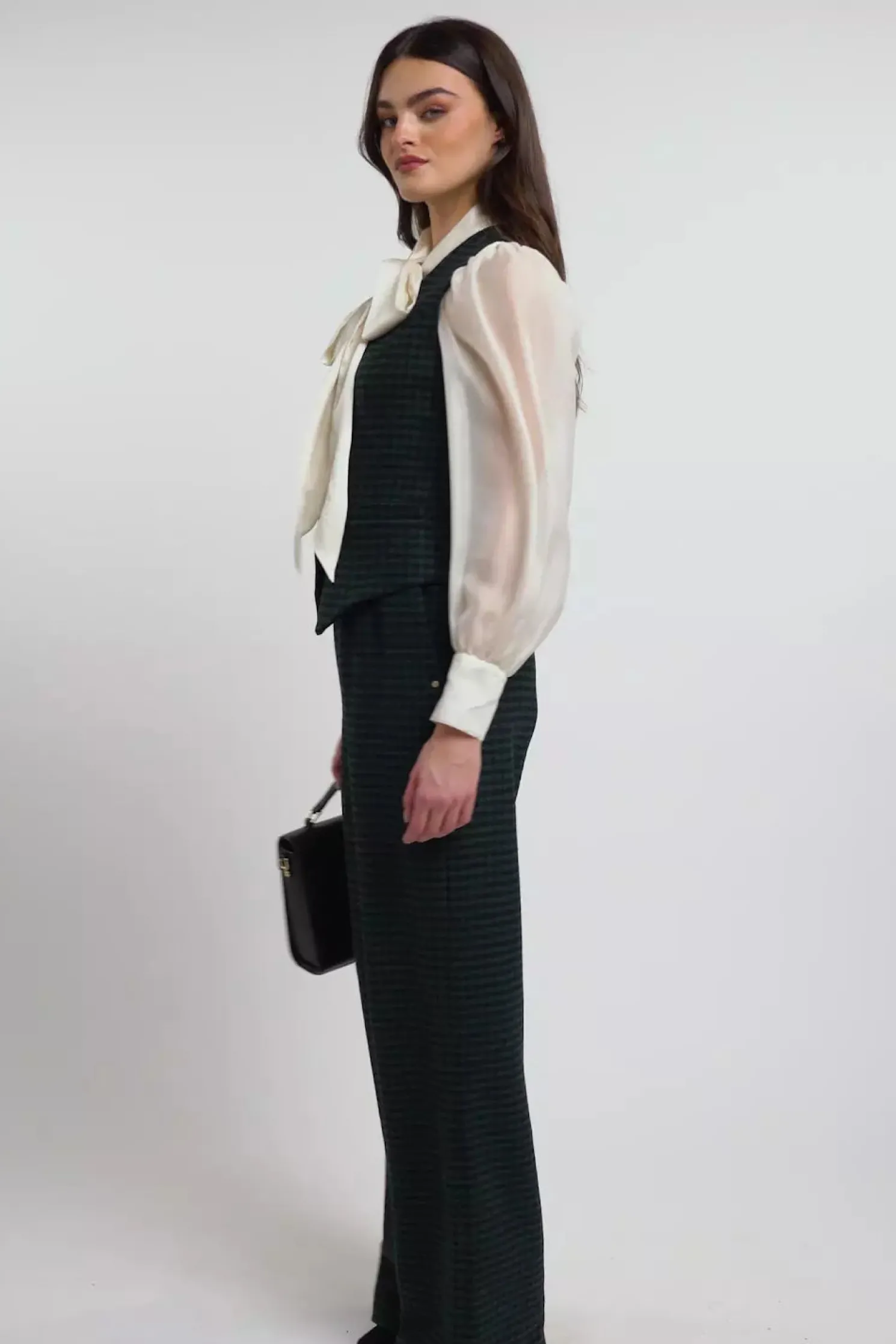 Hampton Waistcoat (Emerald Houndstooth)