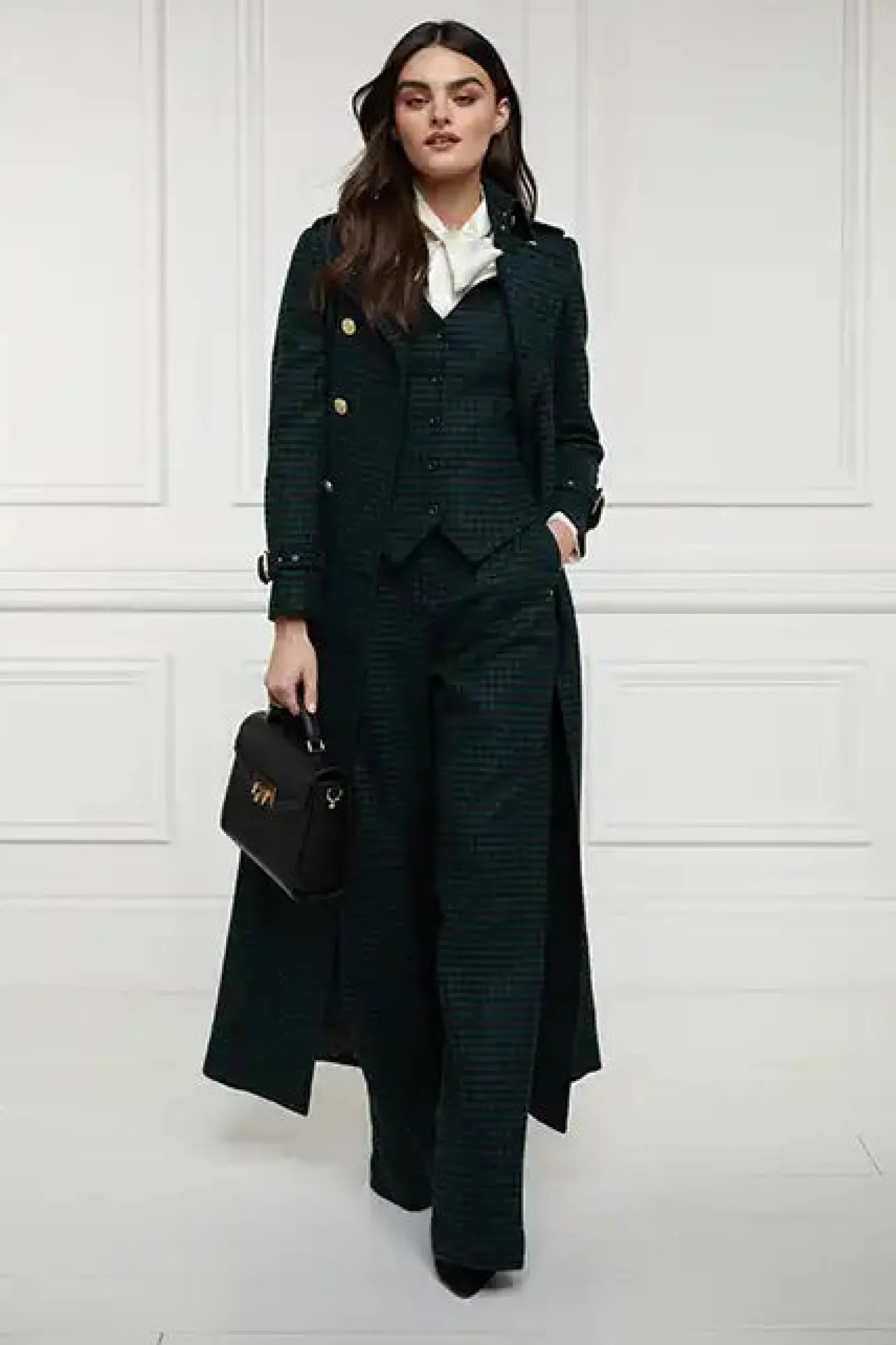 Hampton Waistcoat (Emerald Houndstooth)