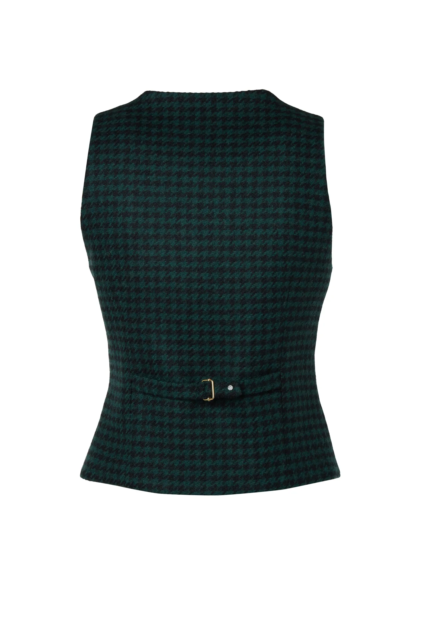 Hampton Waistcoat (Emerald Houndstooth)