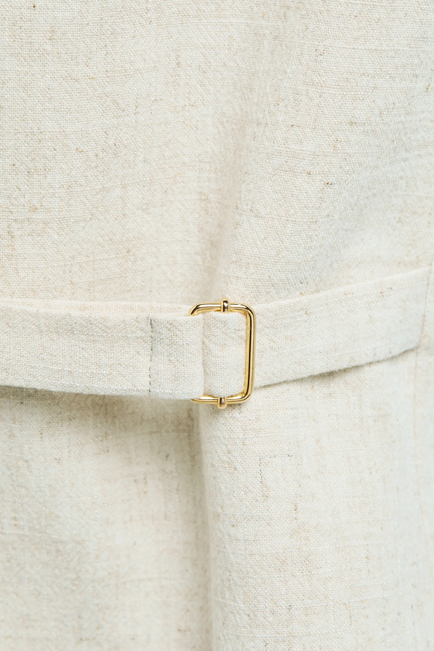 Hampton Waistcoat (Natural Linen)