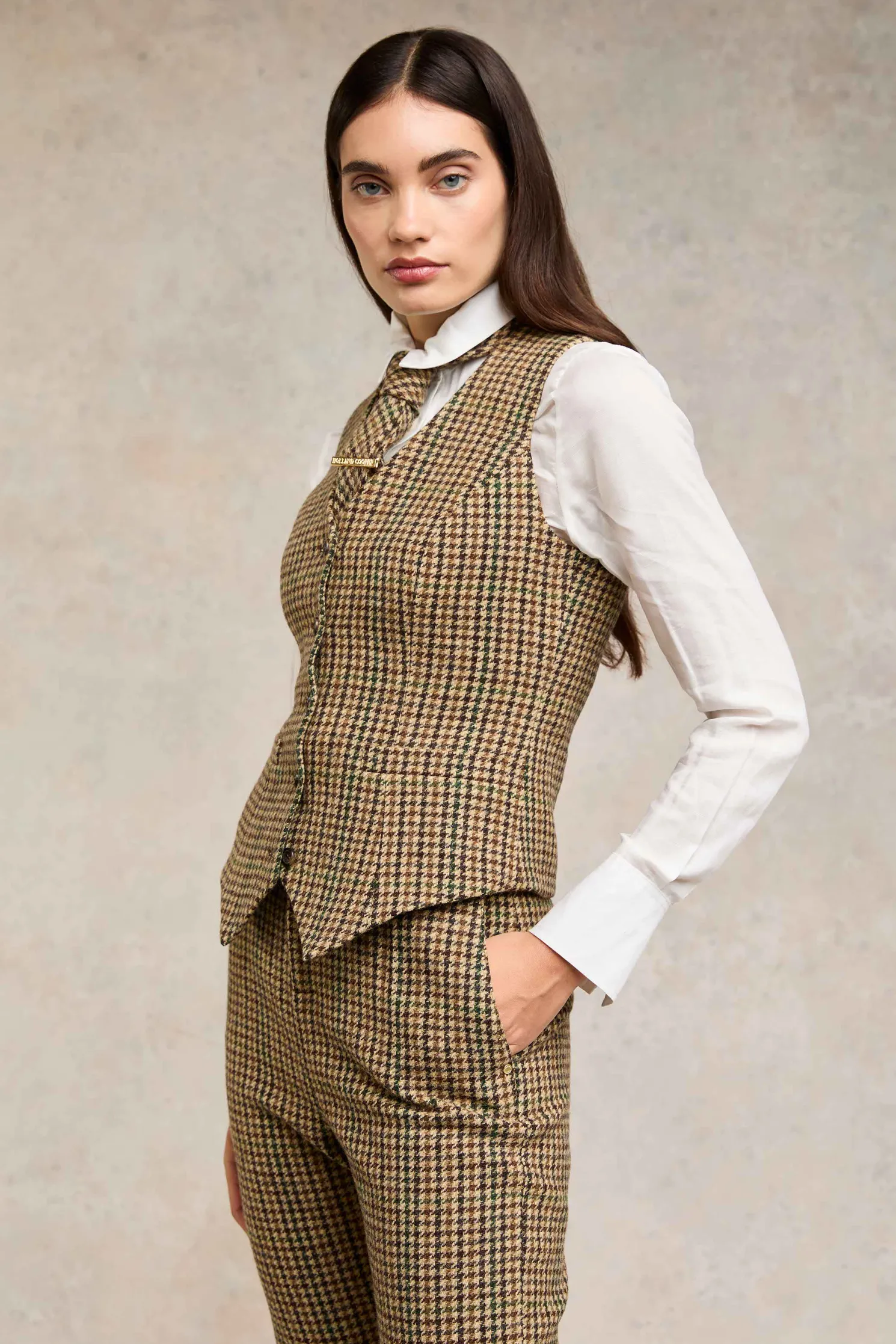 Hampton Waistcoat (Hailes Green Tweed)