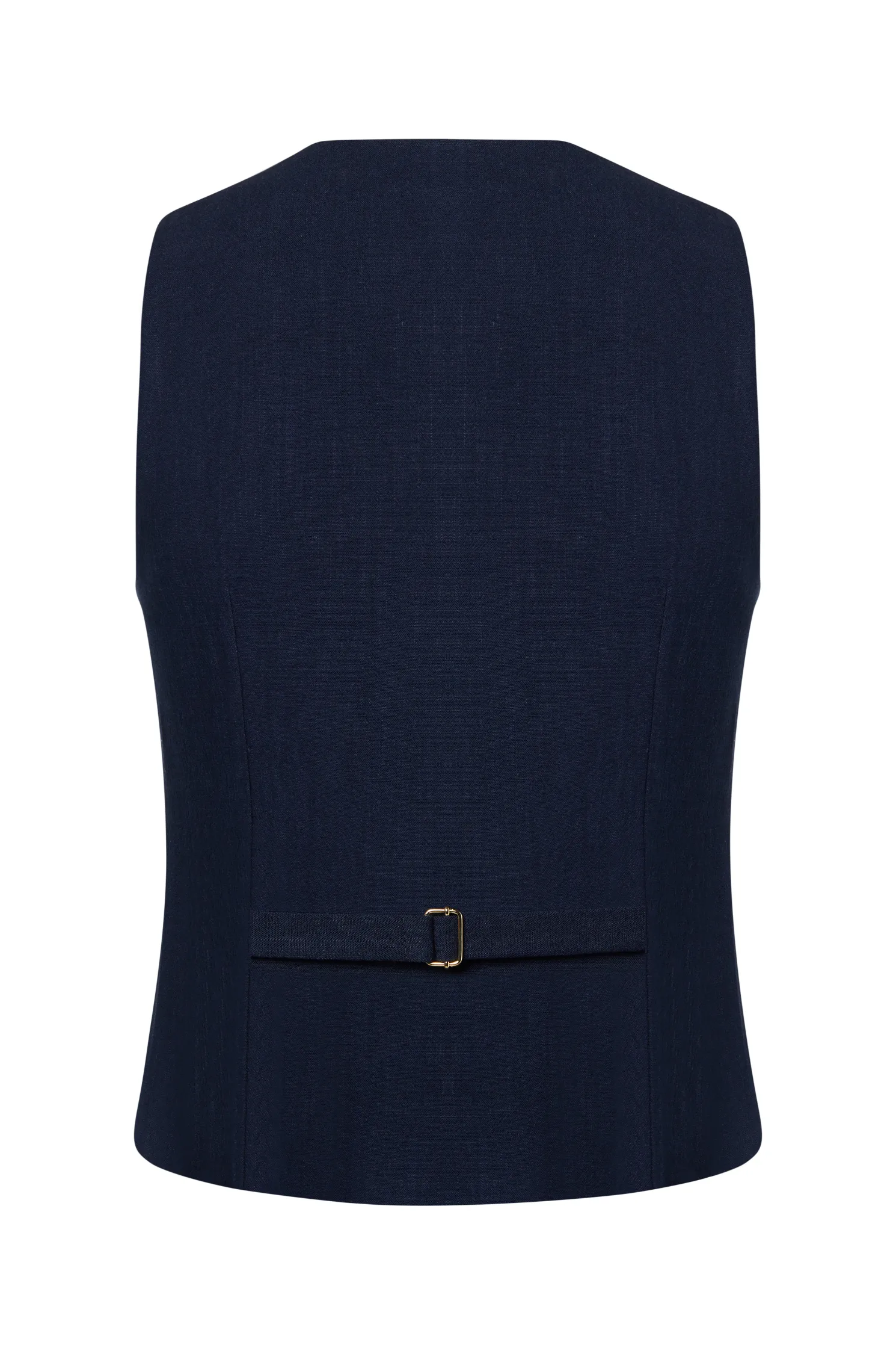 Hampton Waistcoat (Navy Linen)