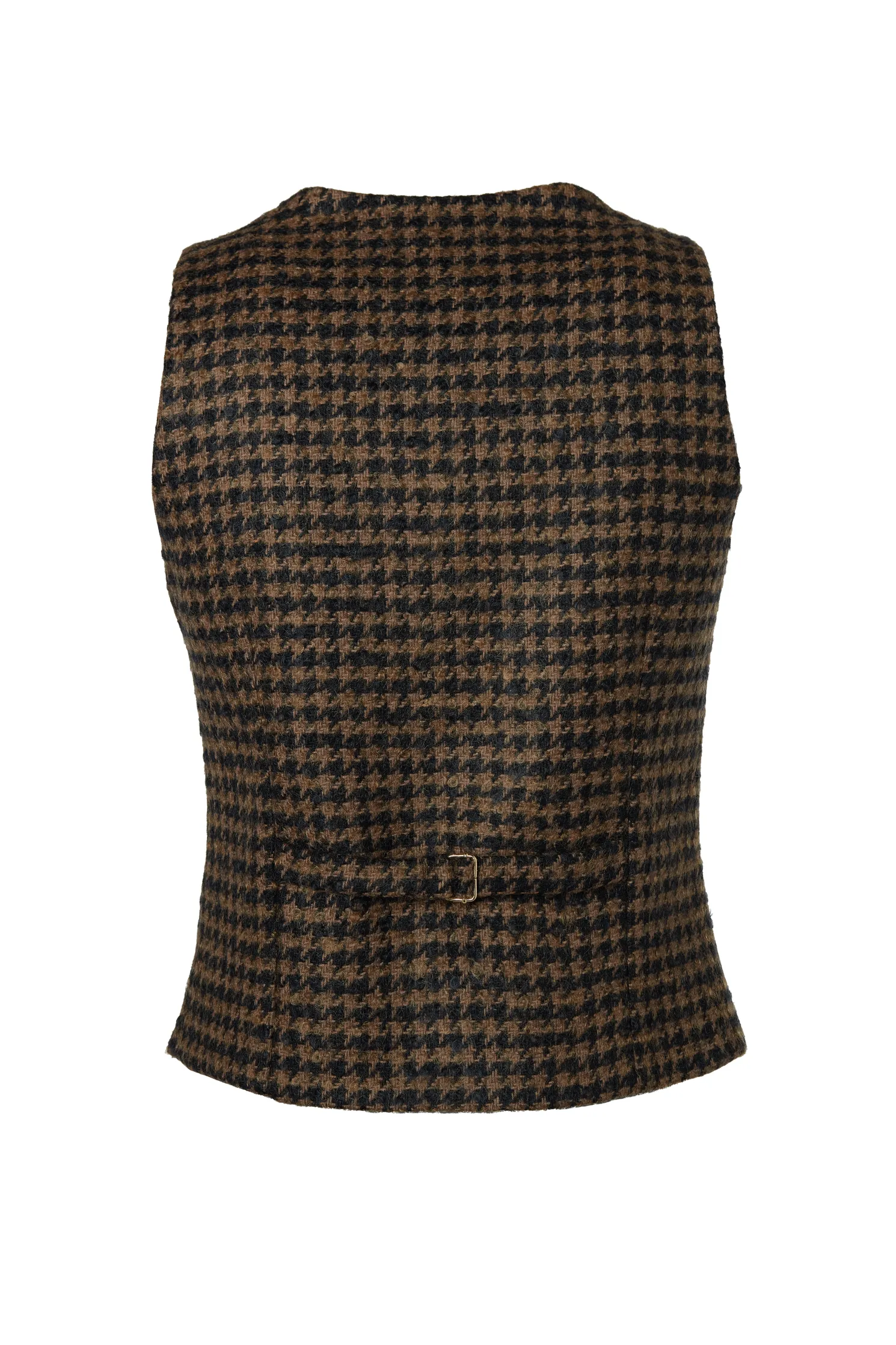 Hampton Waistcoat (Chocolate Houndstooth)