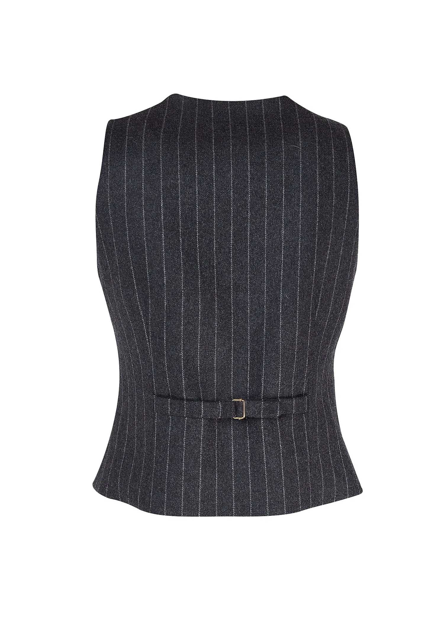 Hampton Waistcoat (Charcoal Pinstripe)