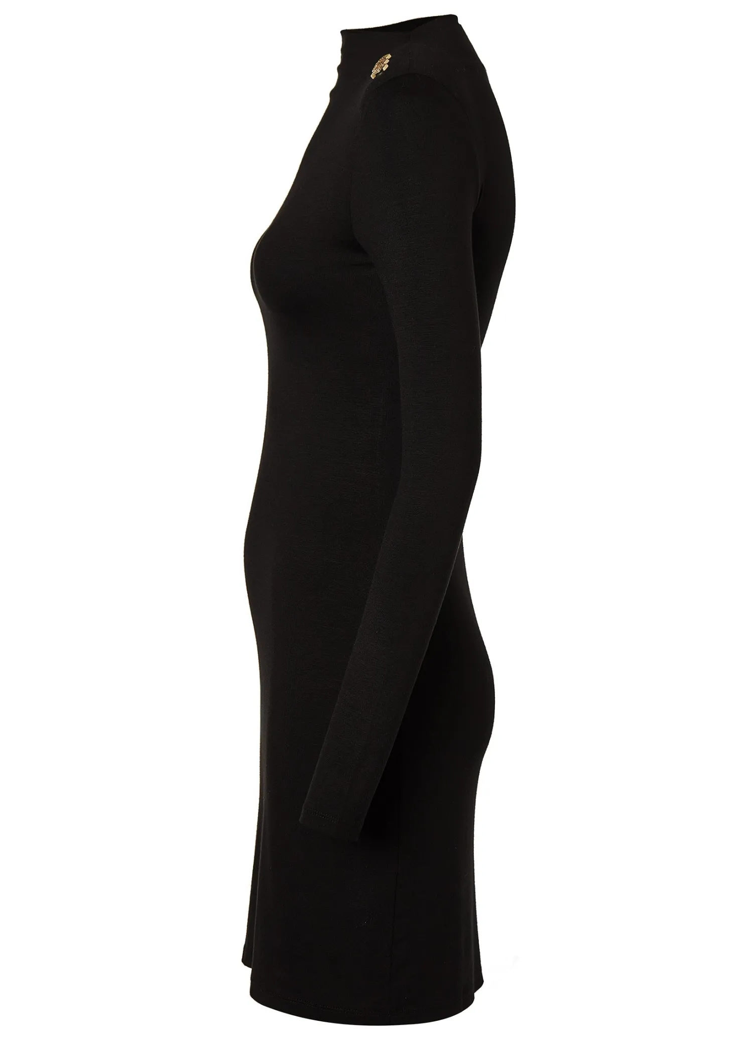 Harper Long Sleeve Mini Dress (Black)