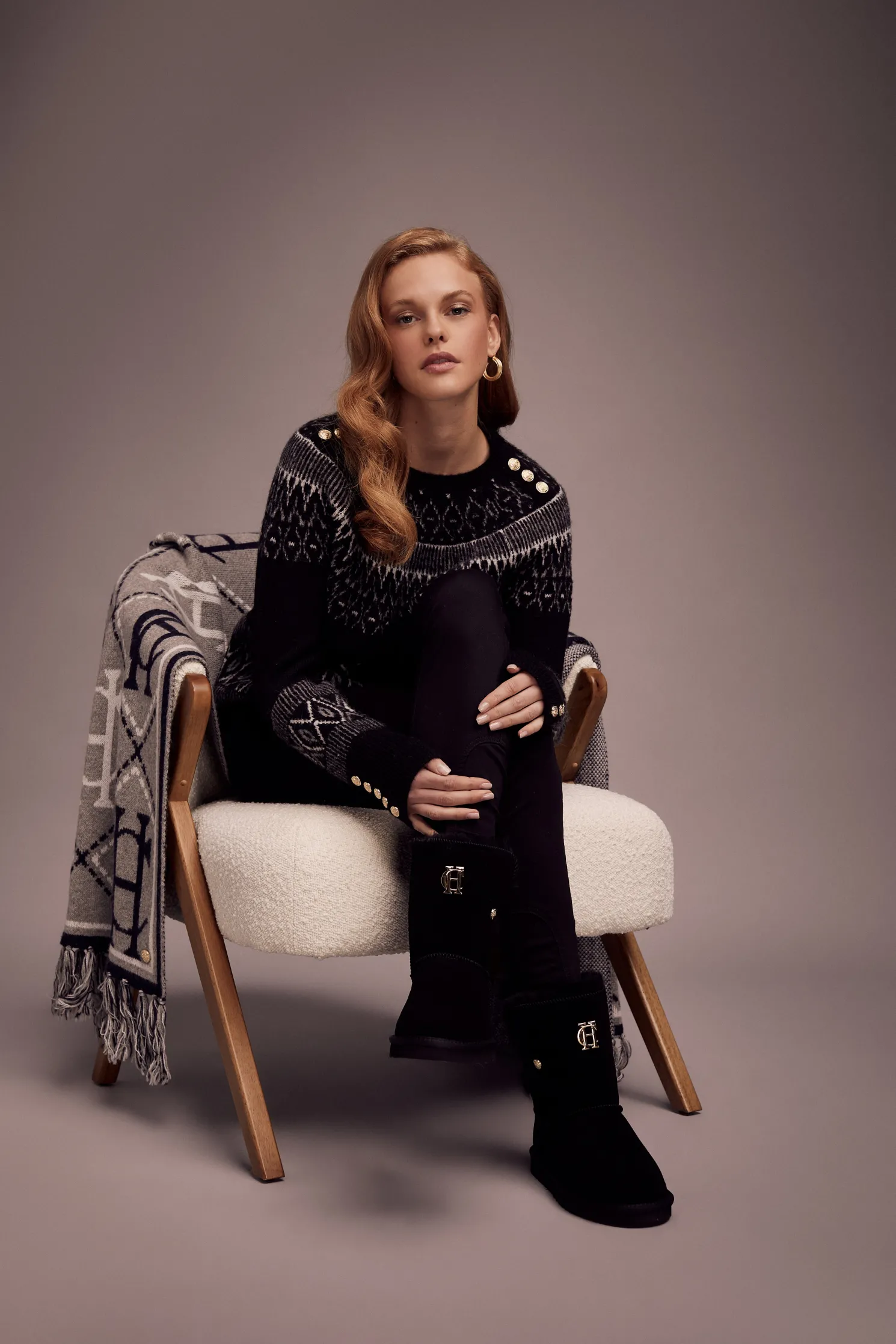 HC Shearling Boot (Black)