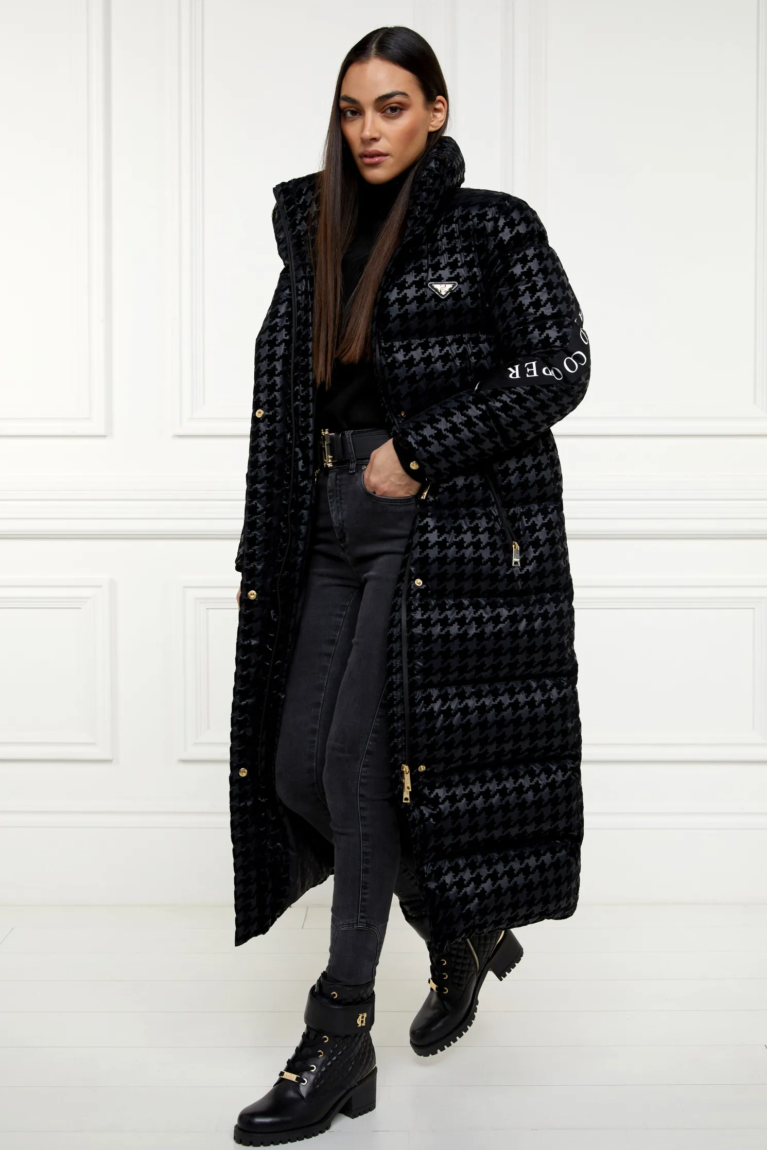 Heeled Biker Boot (Black)