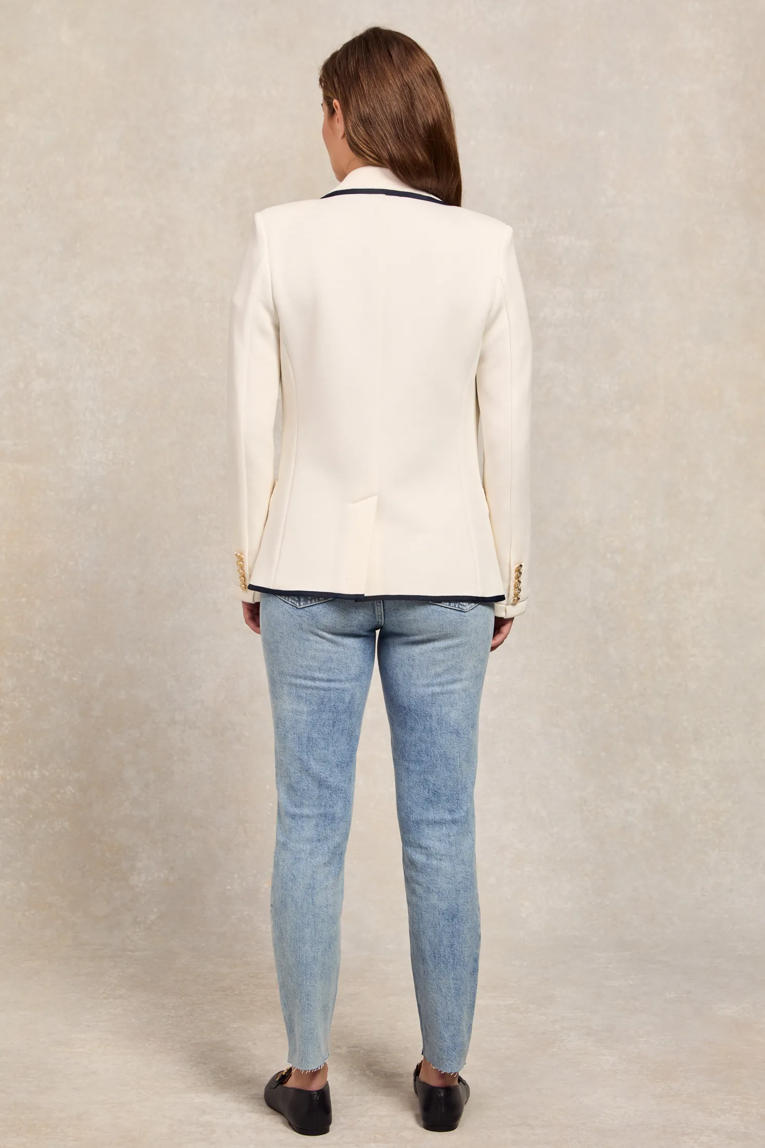 Henley Blazer (Cream)