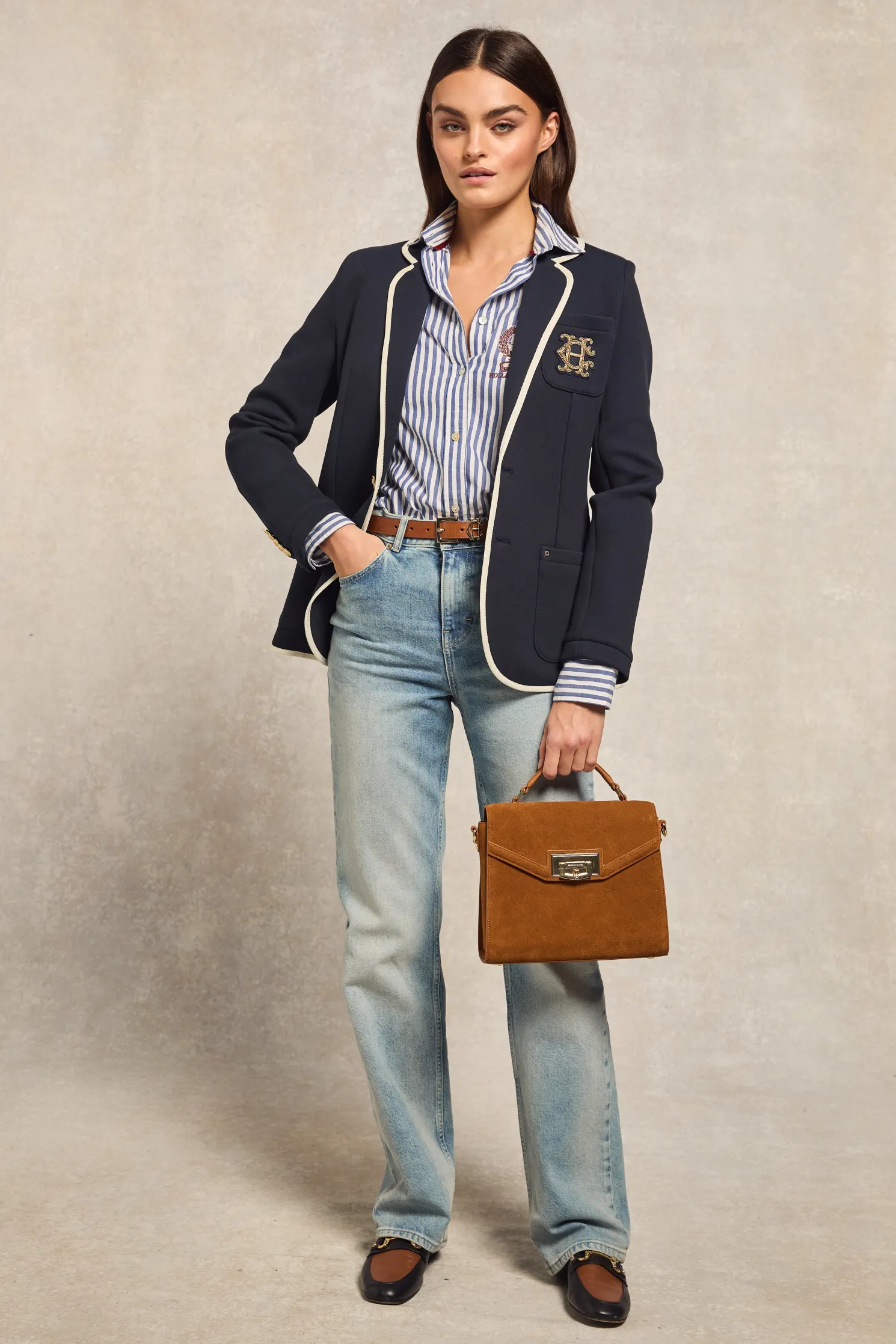 Henley Blazer (Ink Navy)