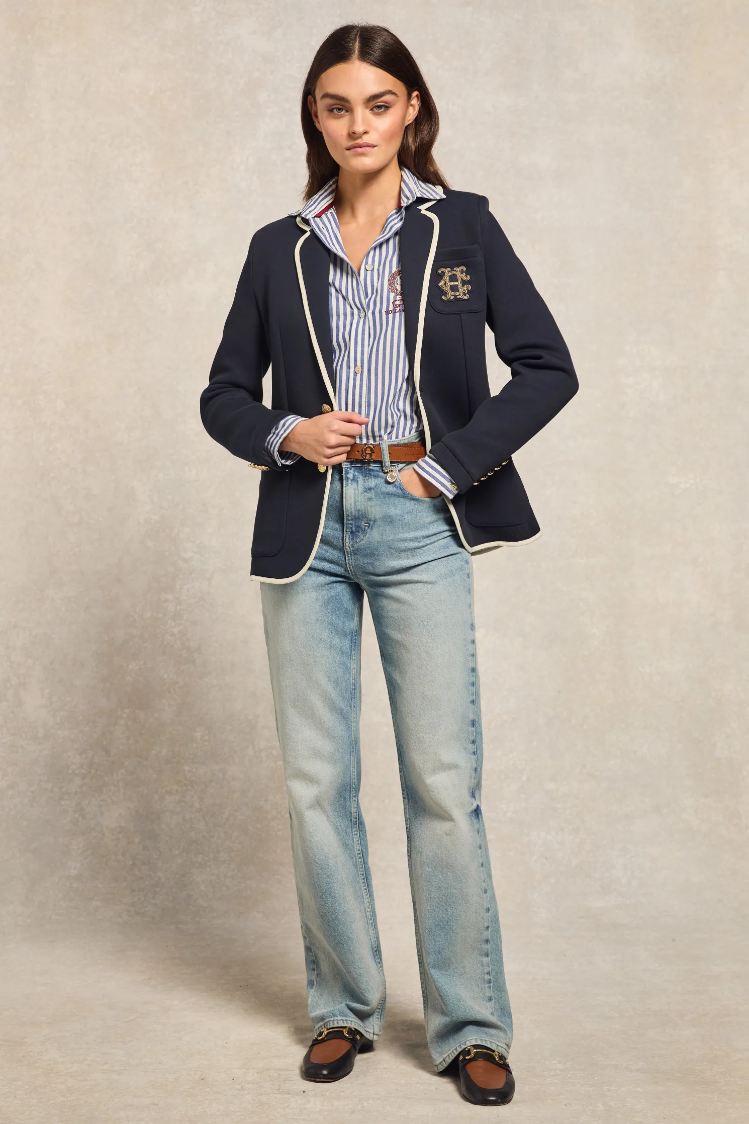 Henley Blazer (Ink Navy)