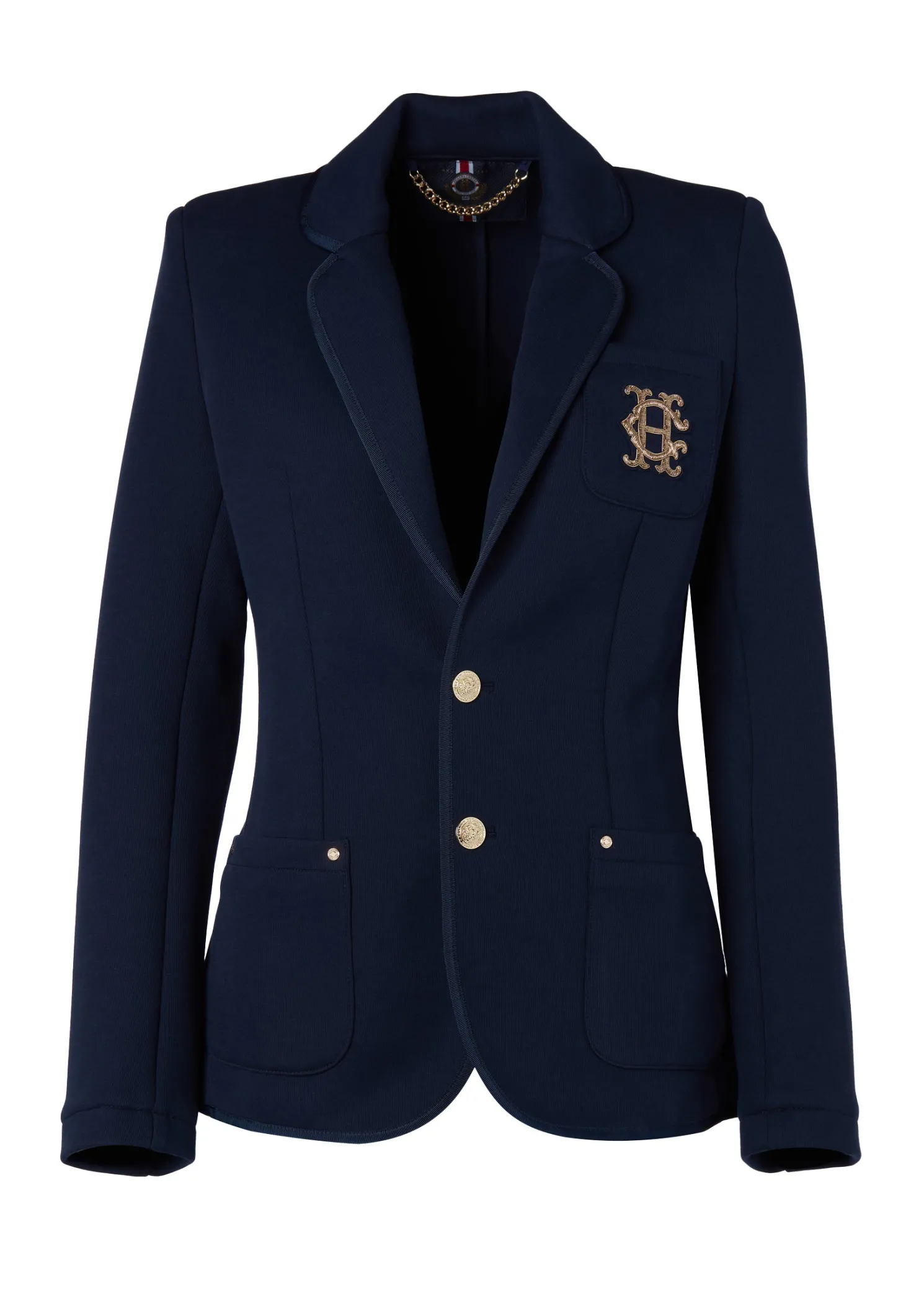 Henley Blazer (Navy Navy)