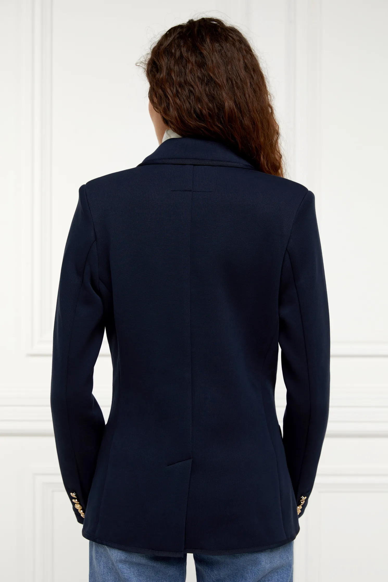 Henley Blazer (Navy Navy)