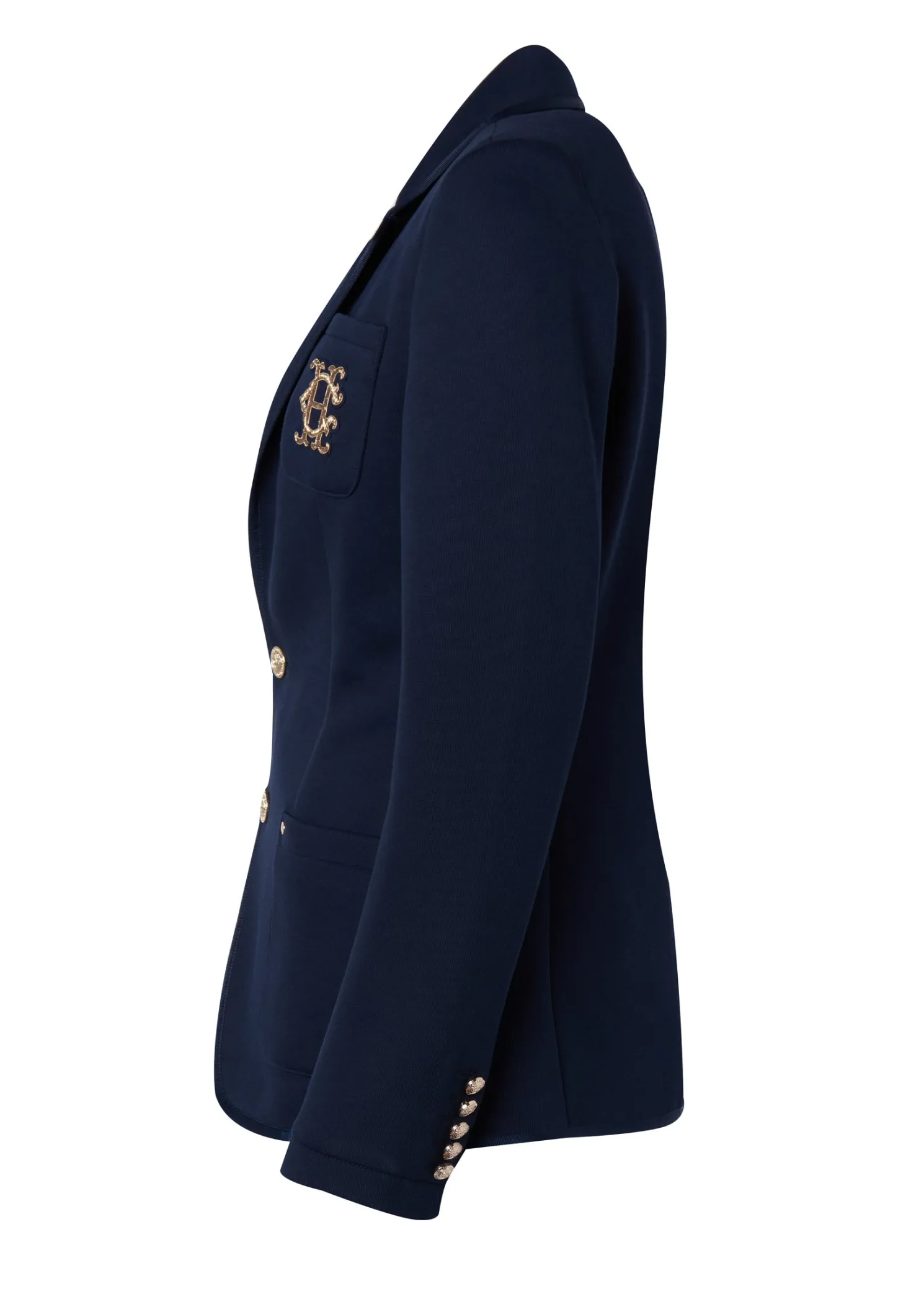 Henley Blazer (Navy Navy)