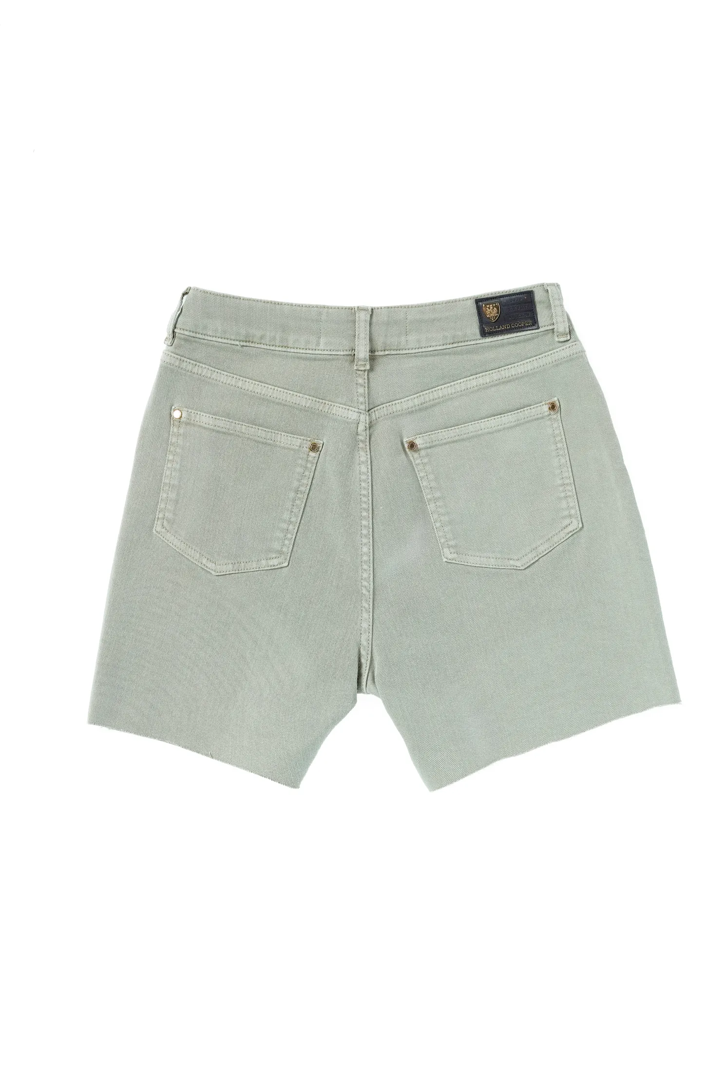High Rise Denim Short (Sage)