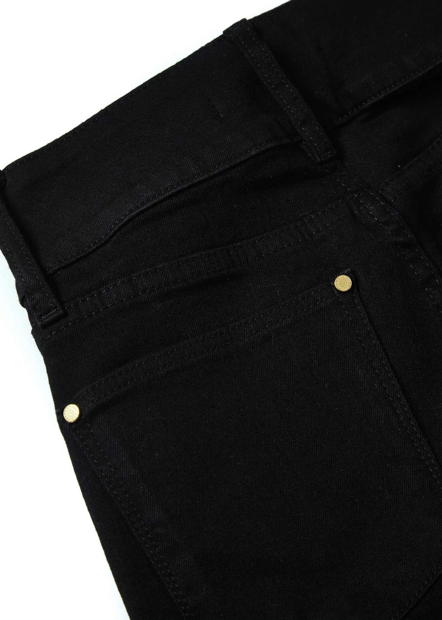 High Rise Flared Jean (Stay Black)